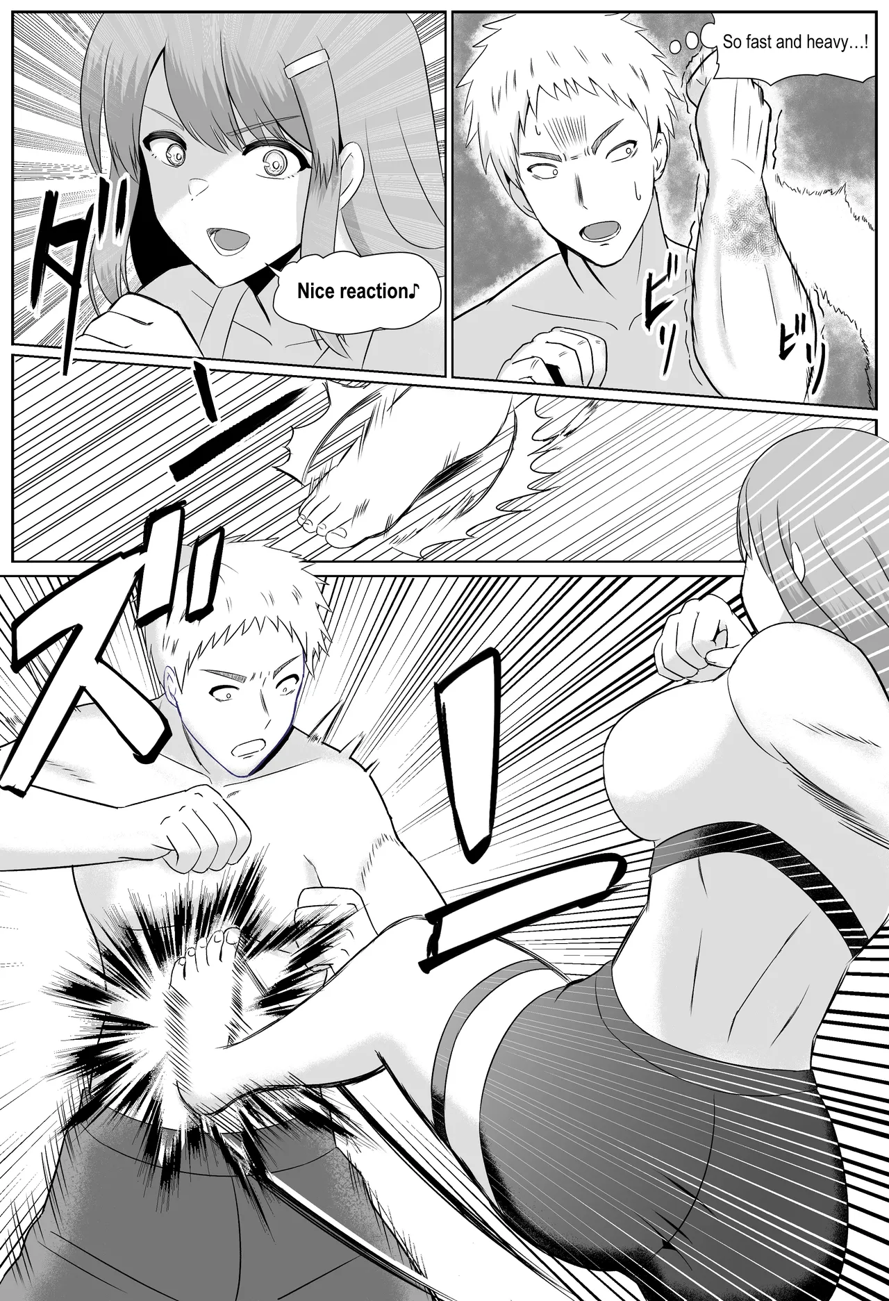 Taiman! I Can't Let Madoka Beat Me! page 4 full