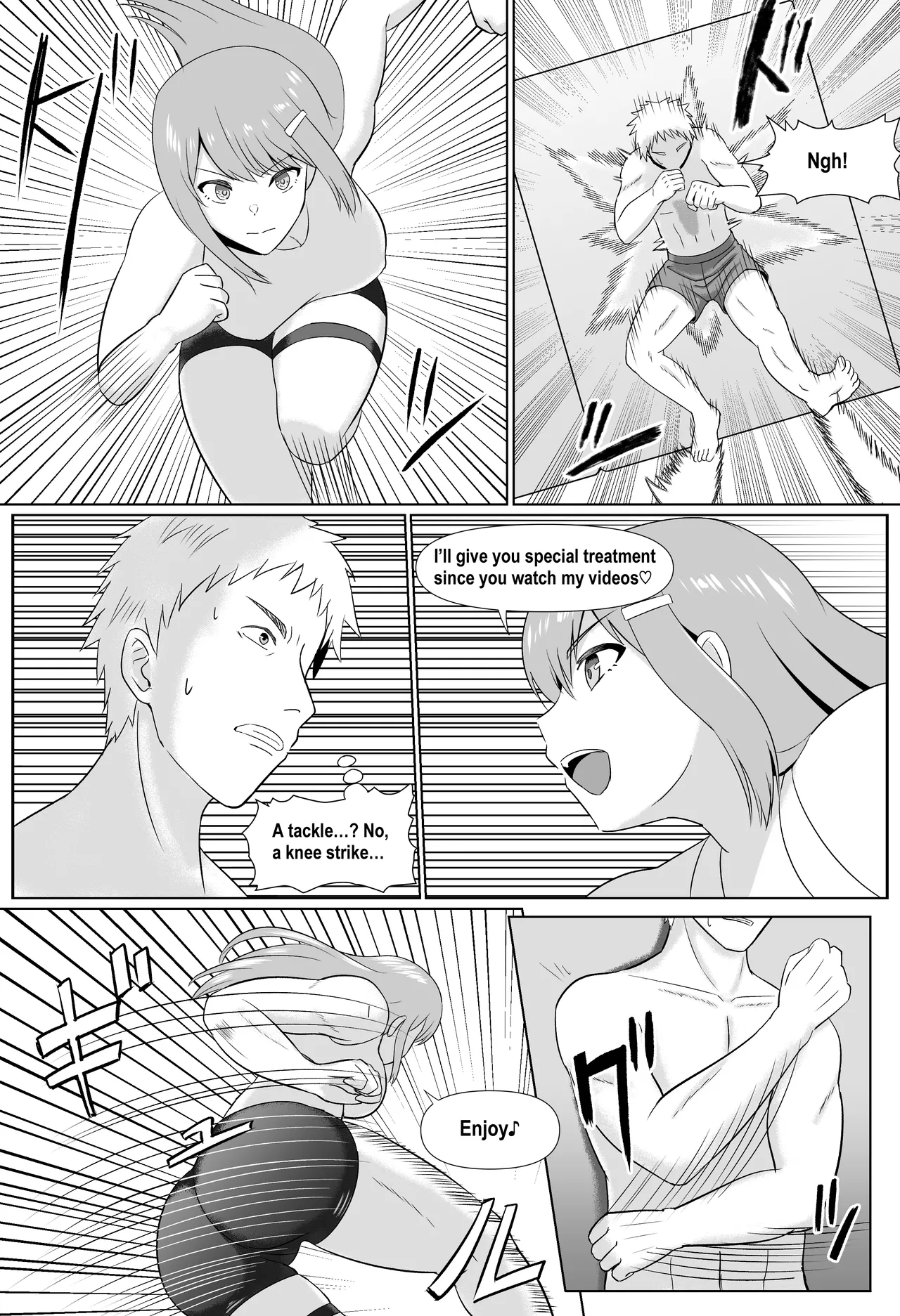 Taiman! I Can't Let Madoka Beat Me! page 5 full