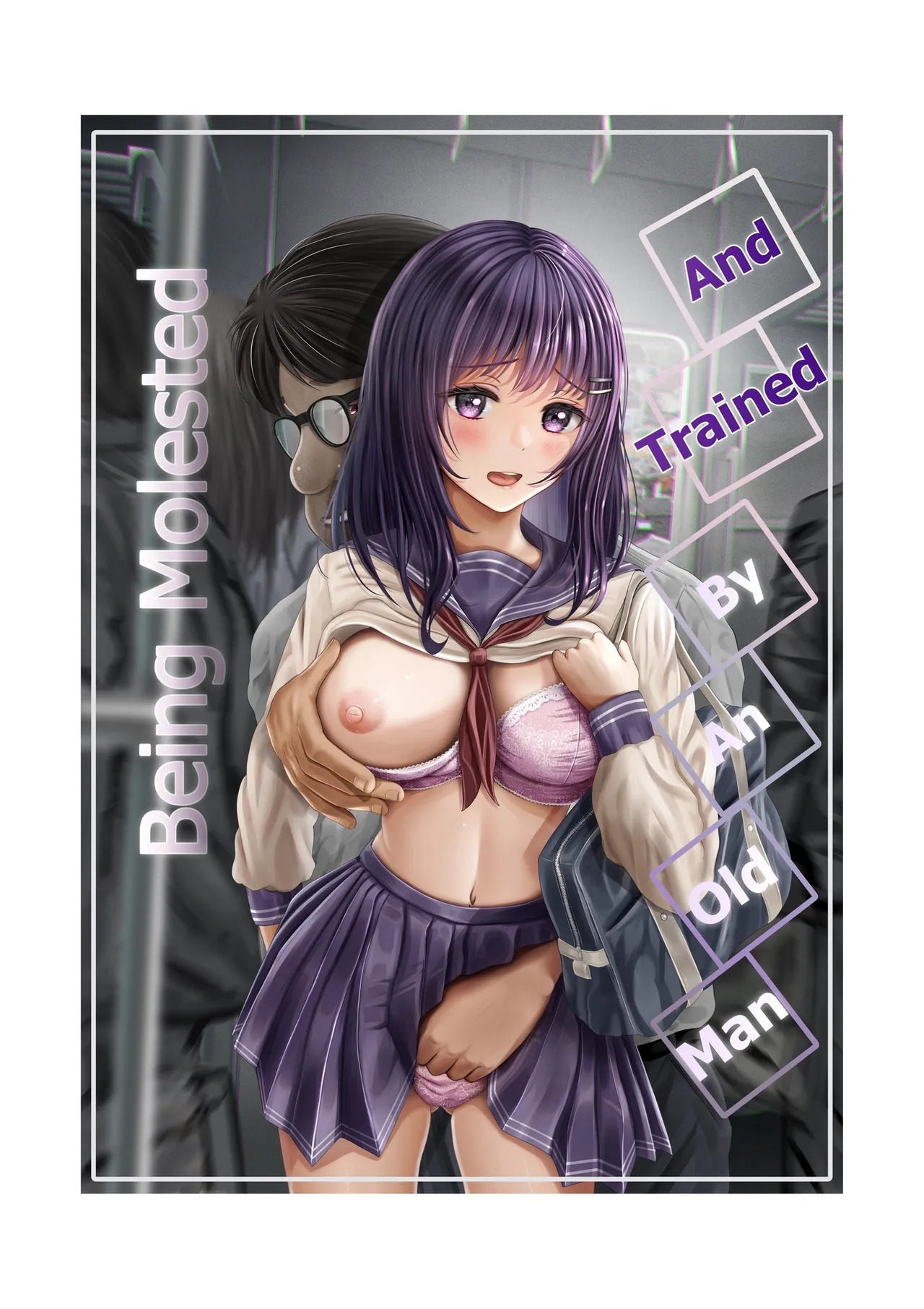 Chikan Oji-san Choukyou Nikki | Being Molested and Trained by an Old Man. page 1 full