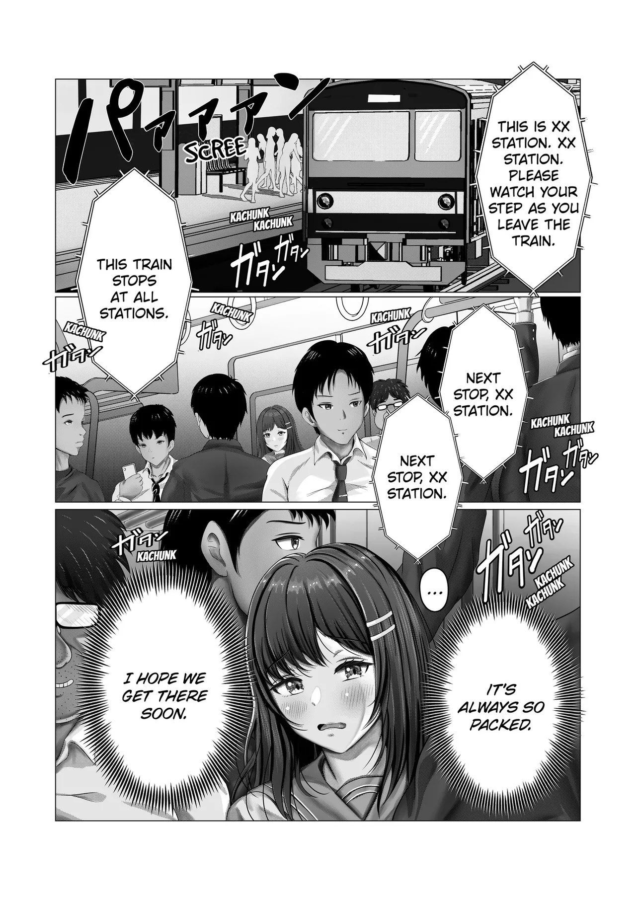 Chikan Oji-san Choukyou Nikki | Being Molested and Trained by an Old Man. page 7 full