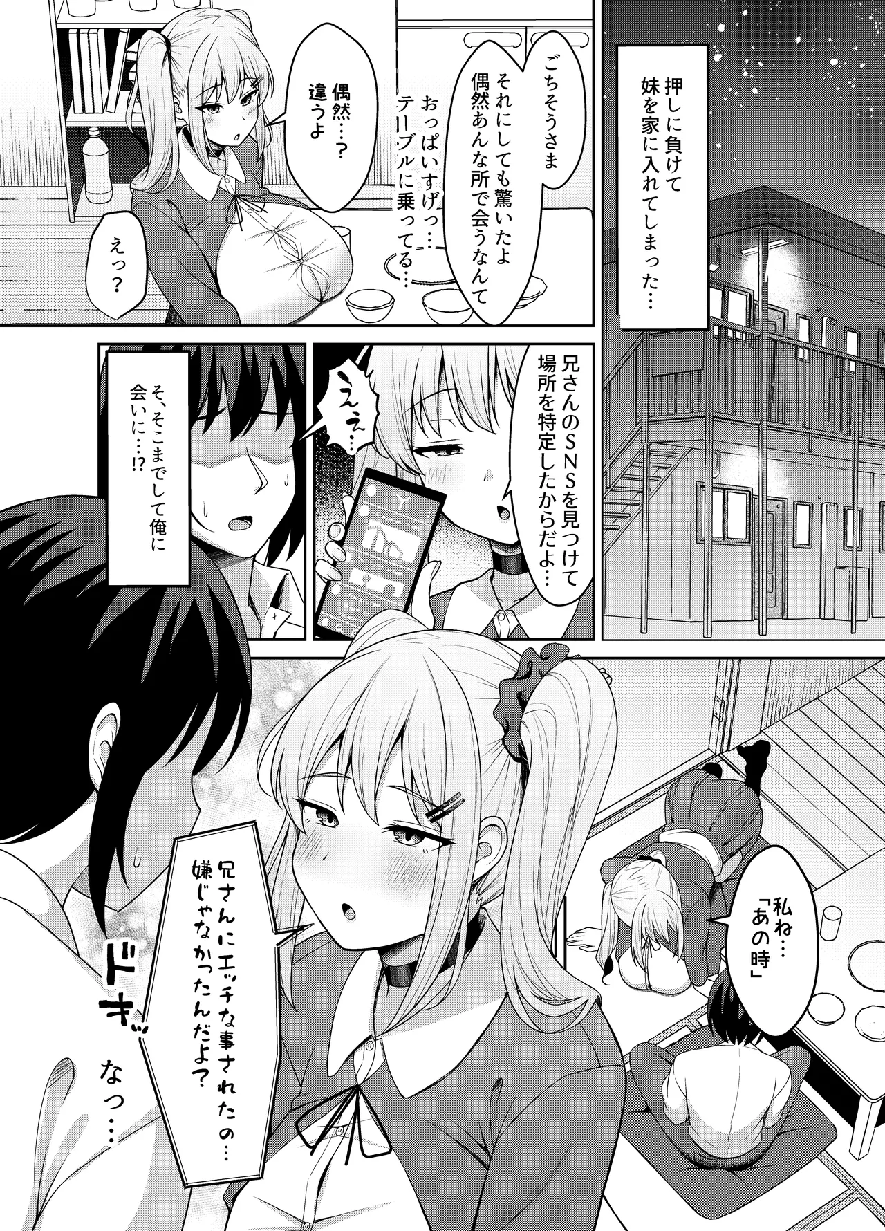兄ラブ高湿度長乳妹に迫られて孕ませちゃう話 page 5 full