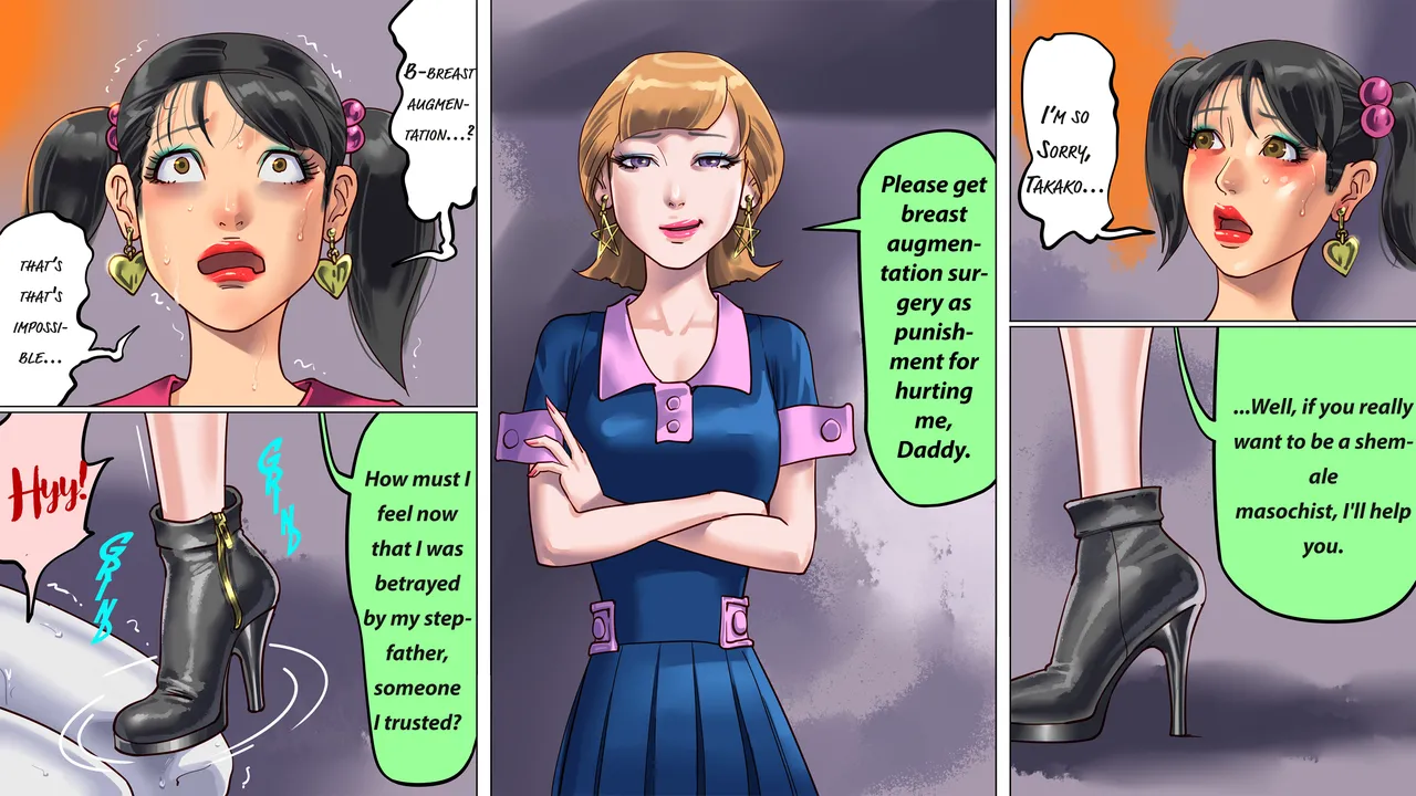 I was trapped by my wife and daughter and turned into a cross-dressing masochist 2 page 10 full