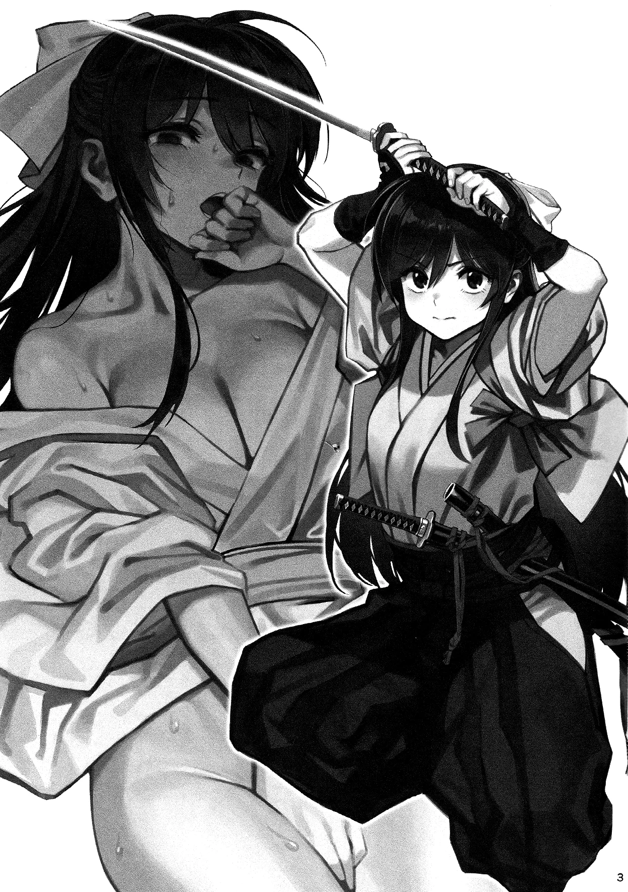 Manadeshi ga Touzoku ni Netorareta Hanashi + Paper C106 | 我的爱徒被盗贼给盗走了 page 2 full