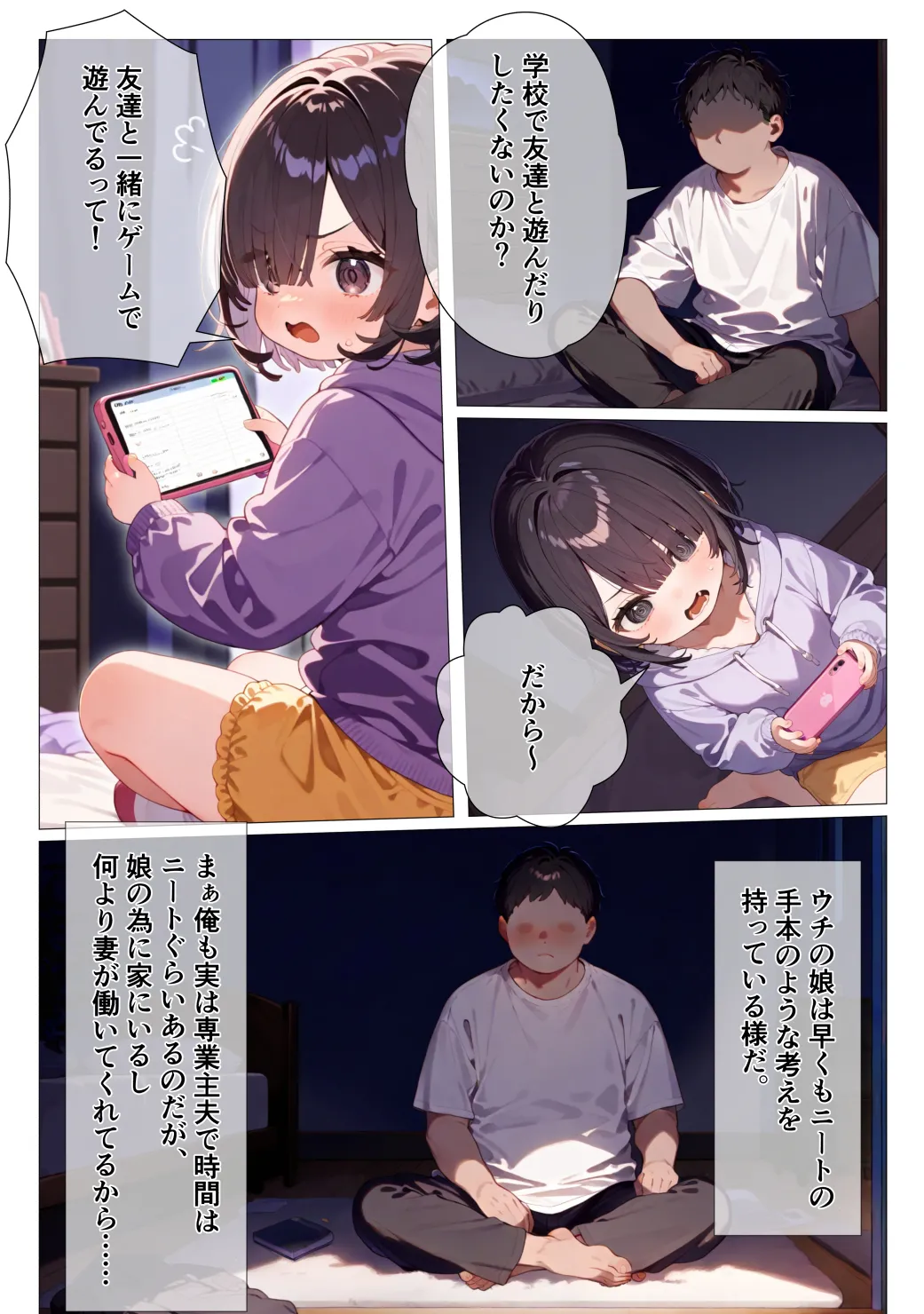 ひきこもり娘にはえっち教育を page 7 full
