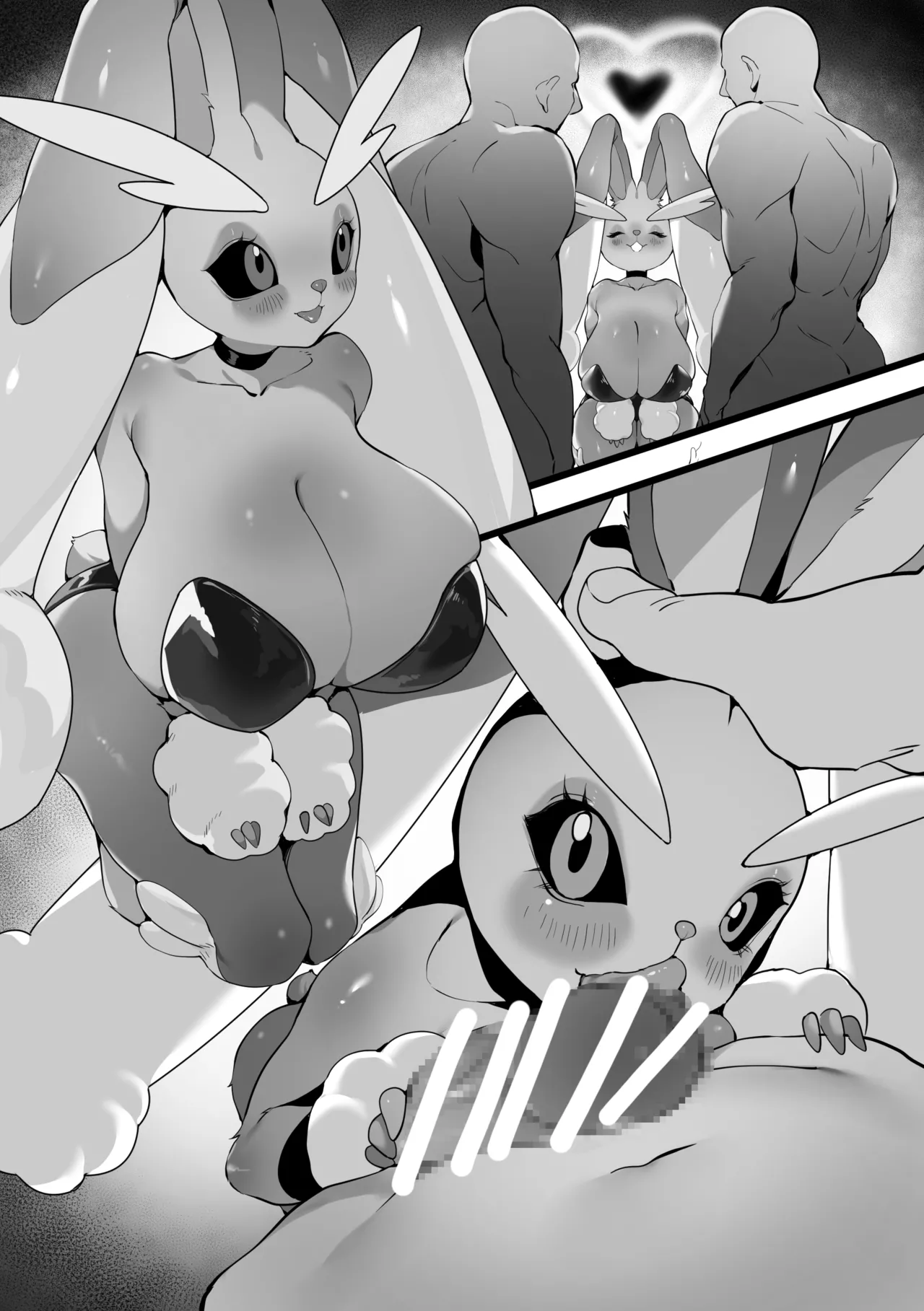 |店内新员工——长耳兔 | （路的个人汉化）Horny Lopunny （Chinese） page 8 full