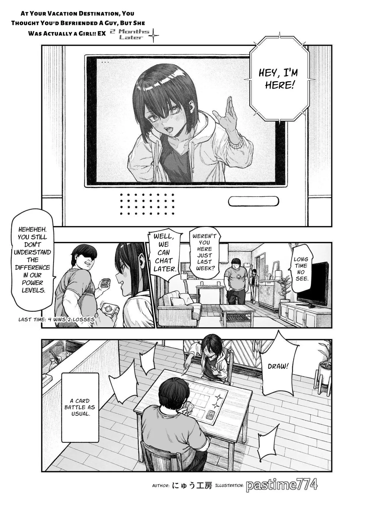 Tabisaki de Nakayoku Natta Ko ga Otoko to Omottetara Onnanoko datta Ken!! EX | At Your Vacation Destination, You Thought You'd Befriended A Guy, But She Was Actually A Girl!! EX 2 Months Later page 2 full
