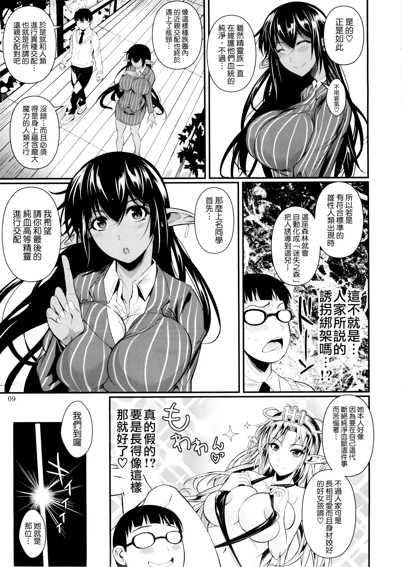 ハイエルフ×ハイスクール カミナくんの1日 page 9 full