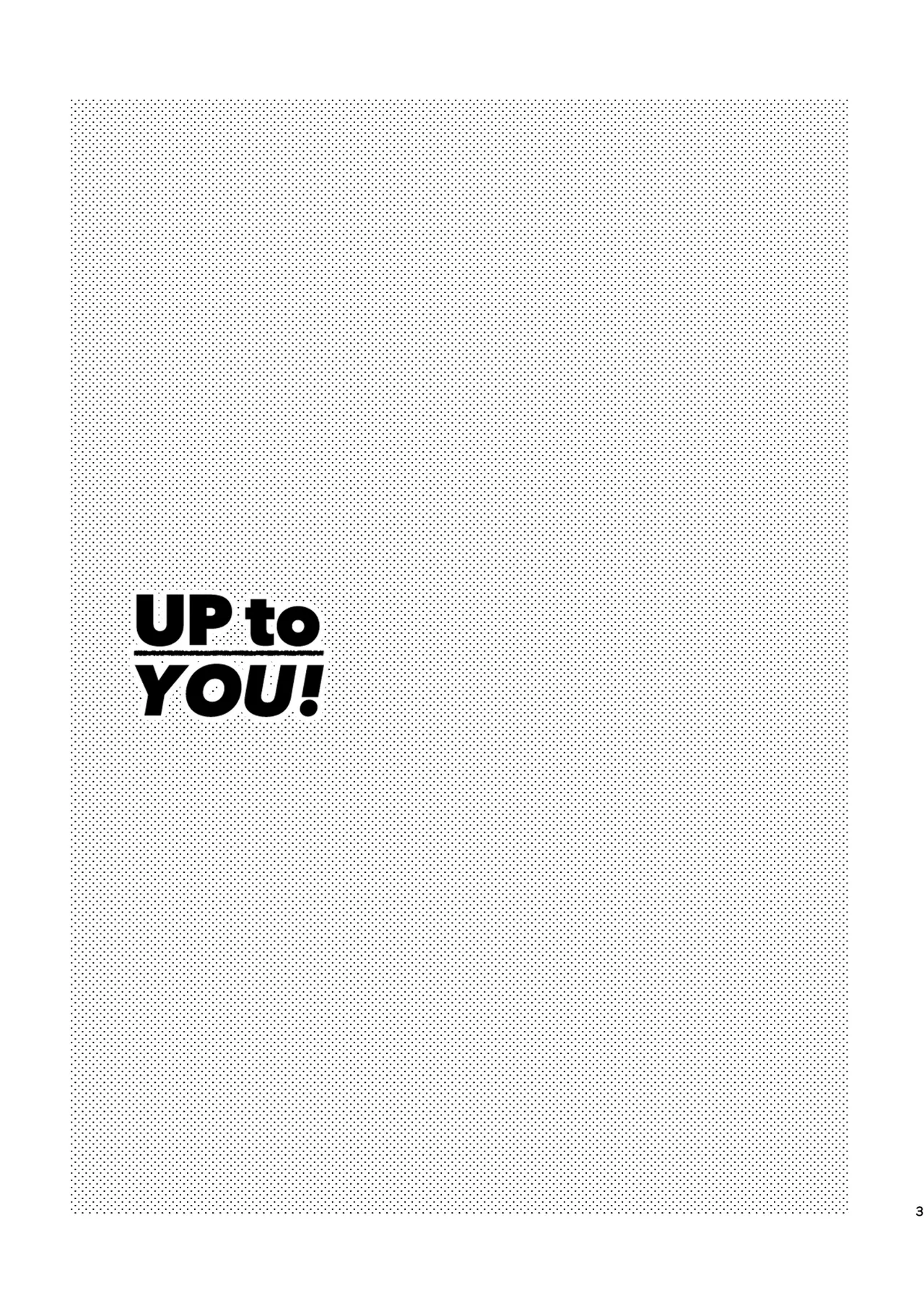 UP to YOU! page 2 full