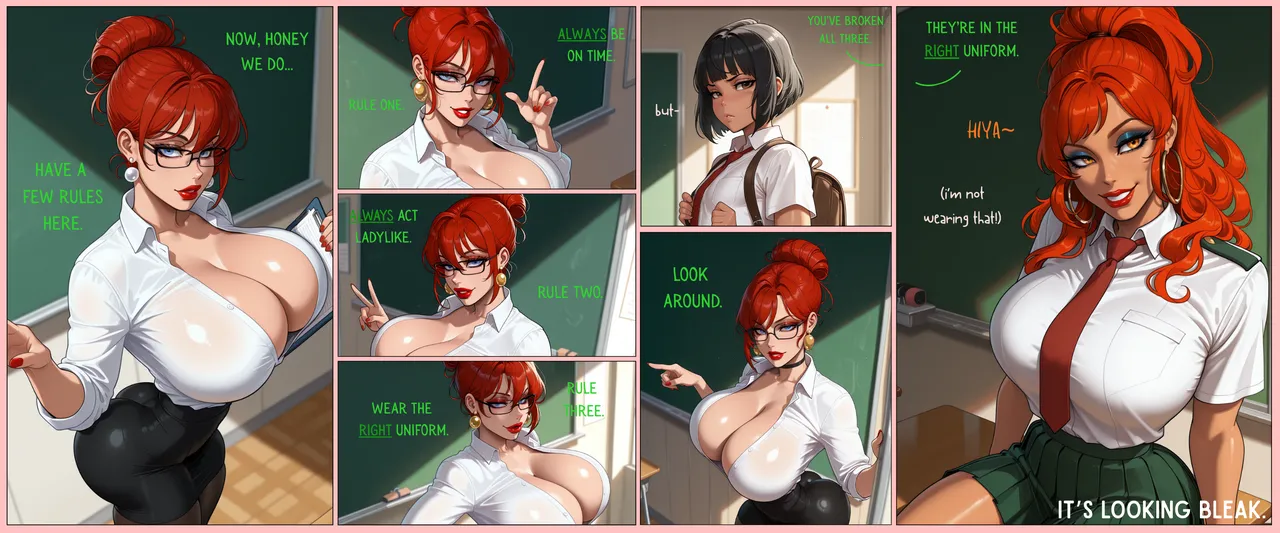 Transfer Girl Trouble I page 9 full