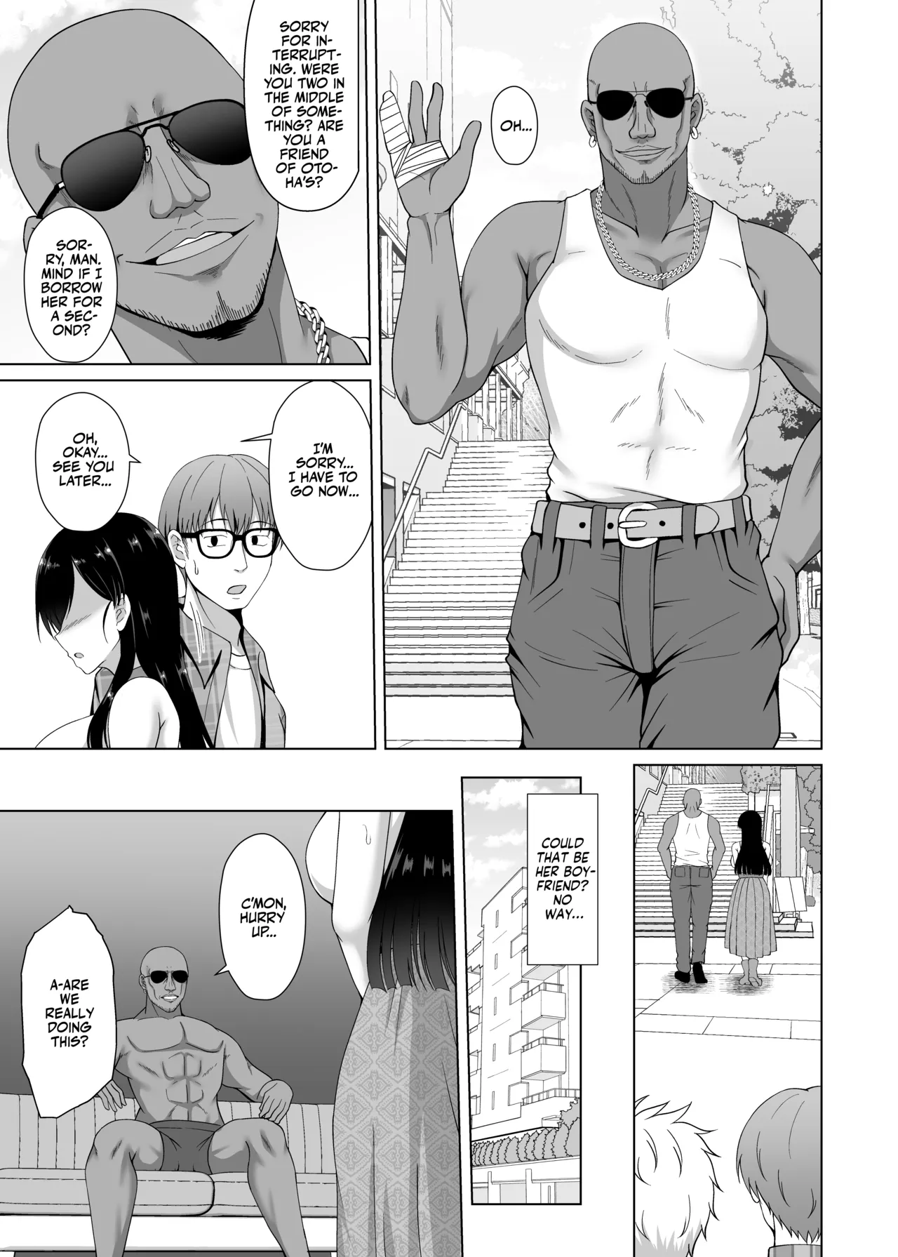 Kanojo ga Kami o Someta Wake ~Kataomoi no Seiso Kurokami Ojou-sama ga Boku no Shiranai Tokoro de Otoko no Aji o Oboeru Hanashi~ | The Real Reason She Changed Her Hair page 9 full