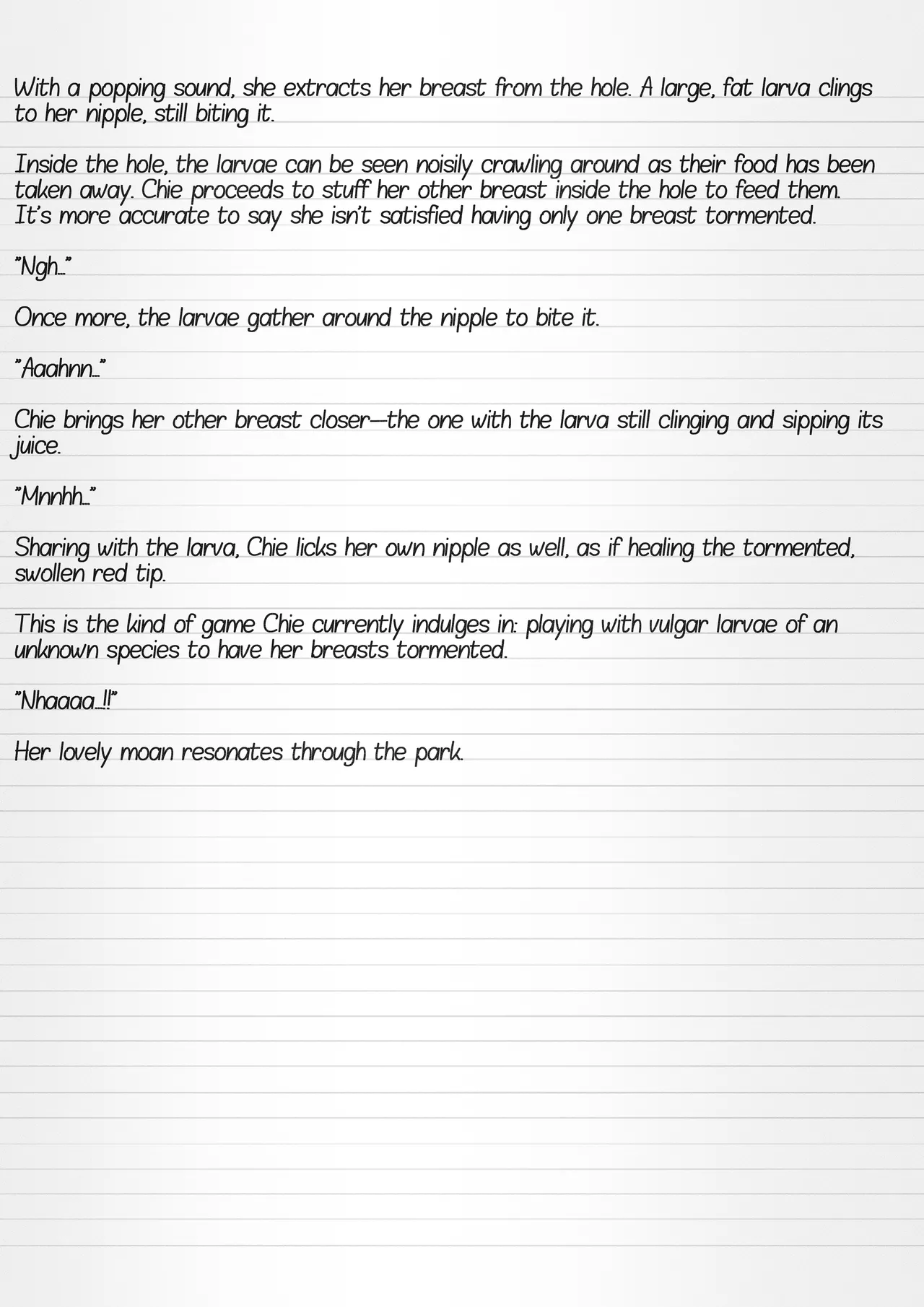 Misuke's Short Stories 29 - Chie & Flower Chafers page 5 full