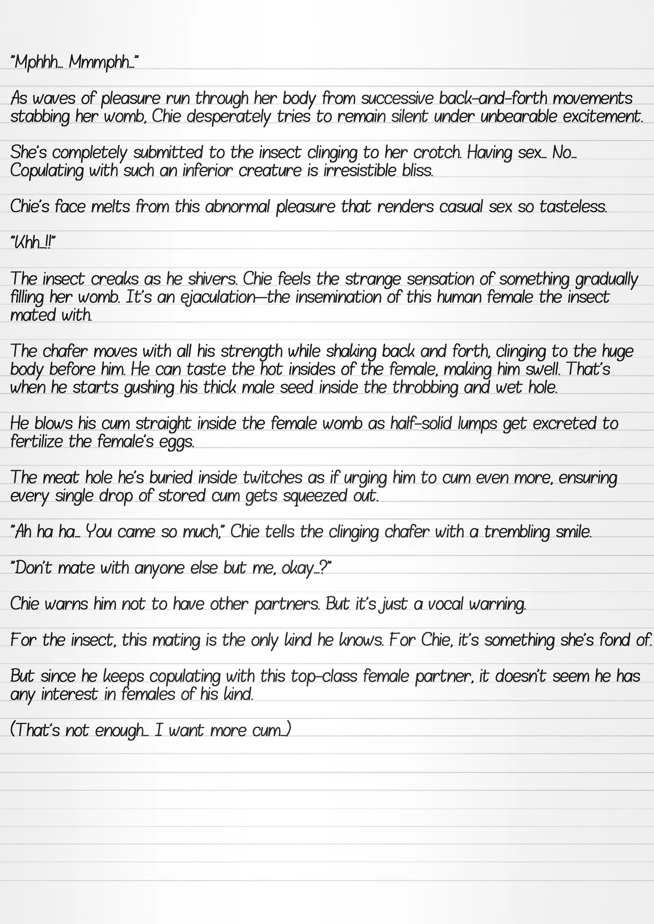 Misuke's Short Stories 29 - Chie & Flower Chafers page 9 full