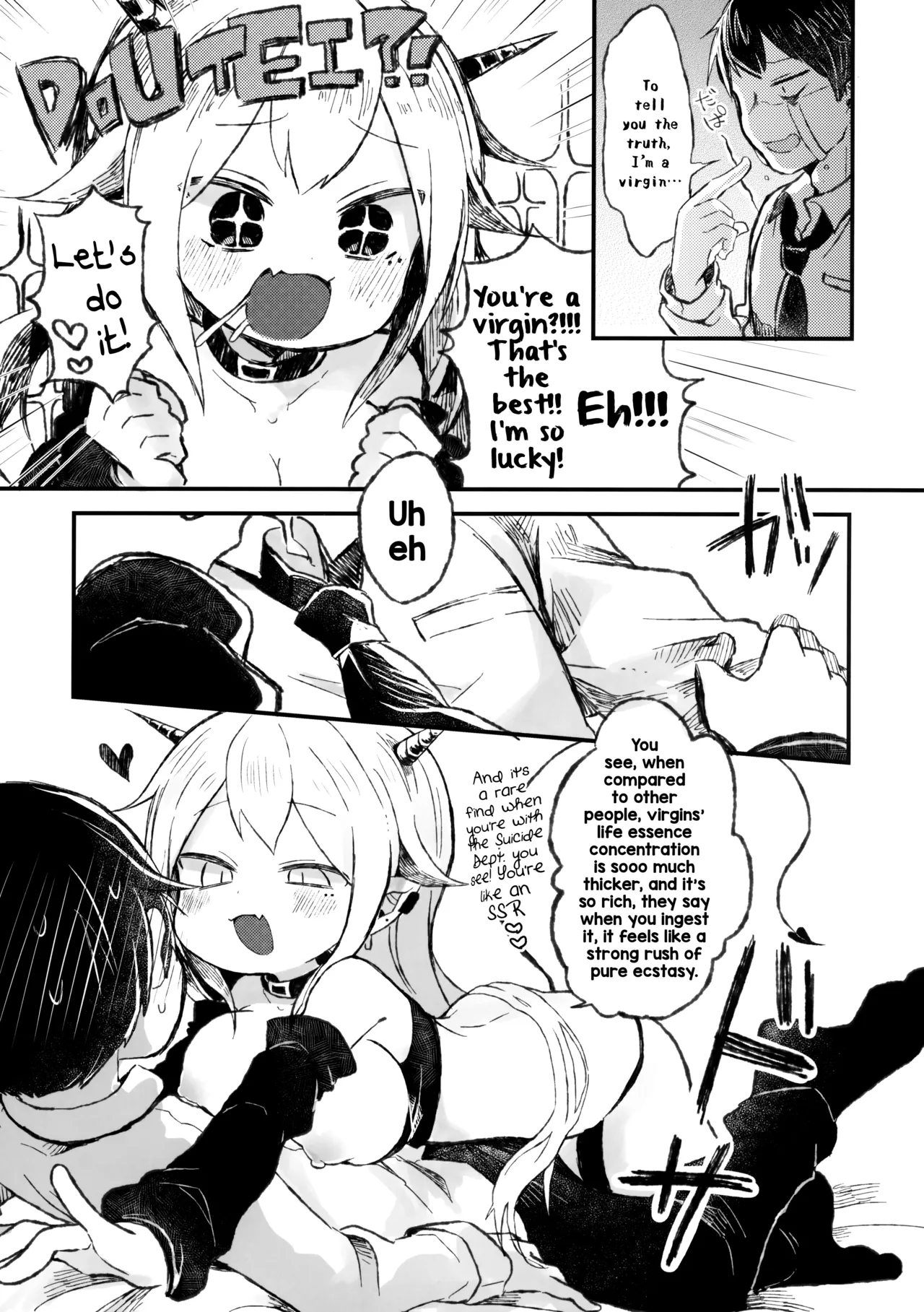 Shinu nara Seishi wa Dashite Ike | If You're Gonna Die, Shoot Out Your Semen Before You Do! page 7 full