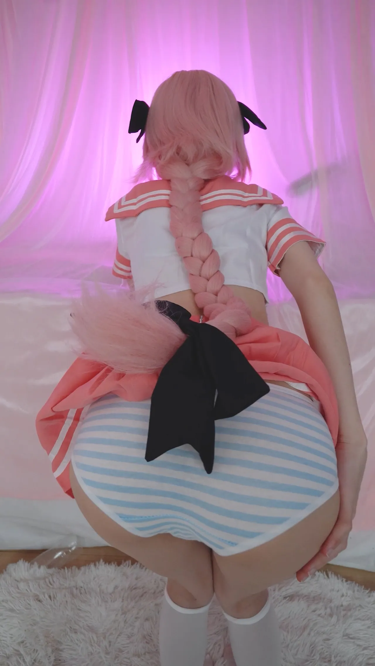 【２衣装_４発中出し】在宅20代OLコスプレイヤー、FGOアストルフォ＆***島風で4回中出し！男の娘コスなのに妊娠のリスクにドキドキ/// page 10 full