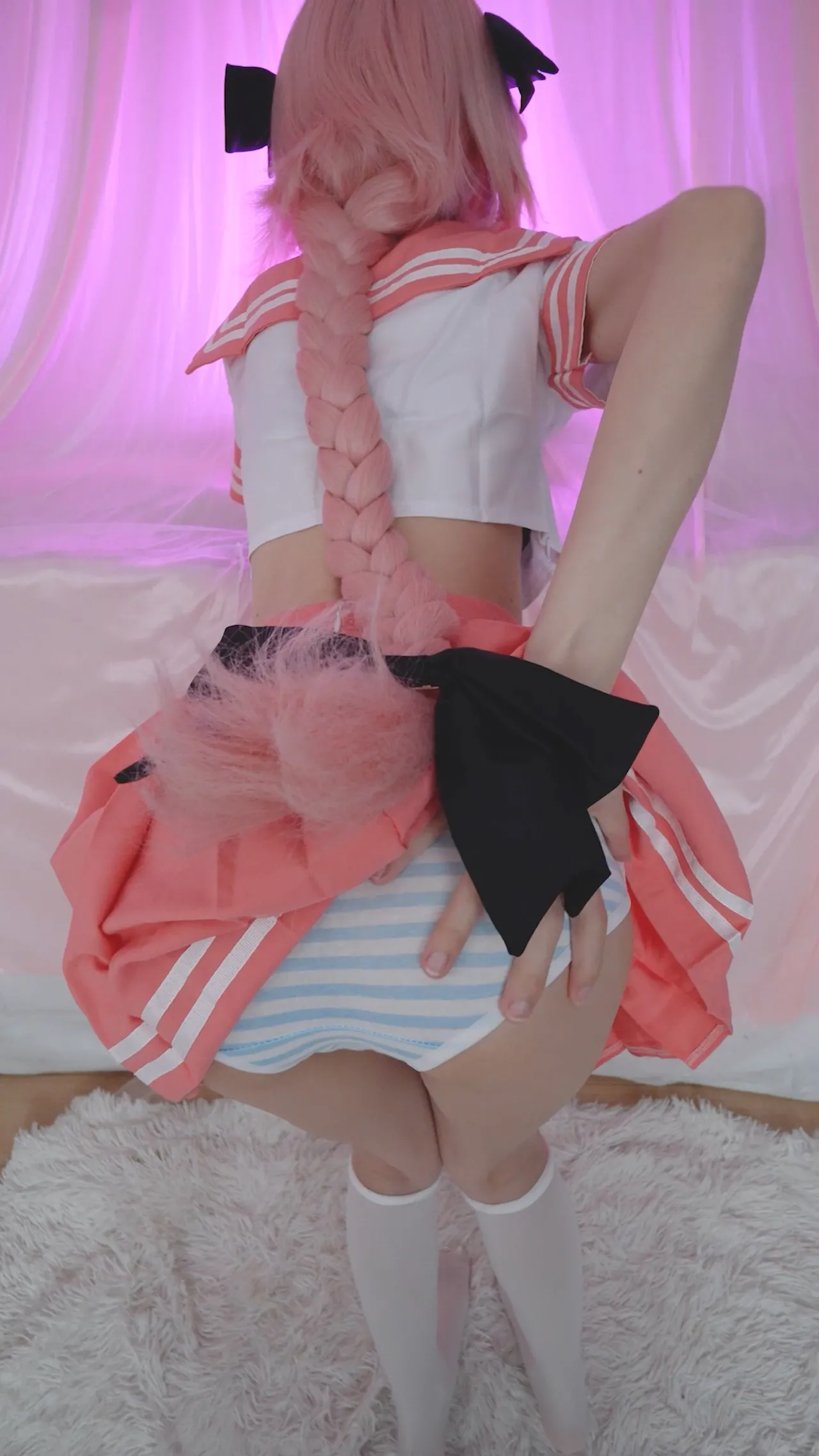 【２衣装_４発中出し】在宅20代OLコスプレイヤー、FGOアストルフォ＆***島風で4回中出し！男の娘コスなのに妊娠のリスクにドキドキ/// page 6 full