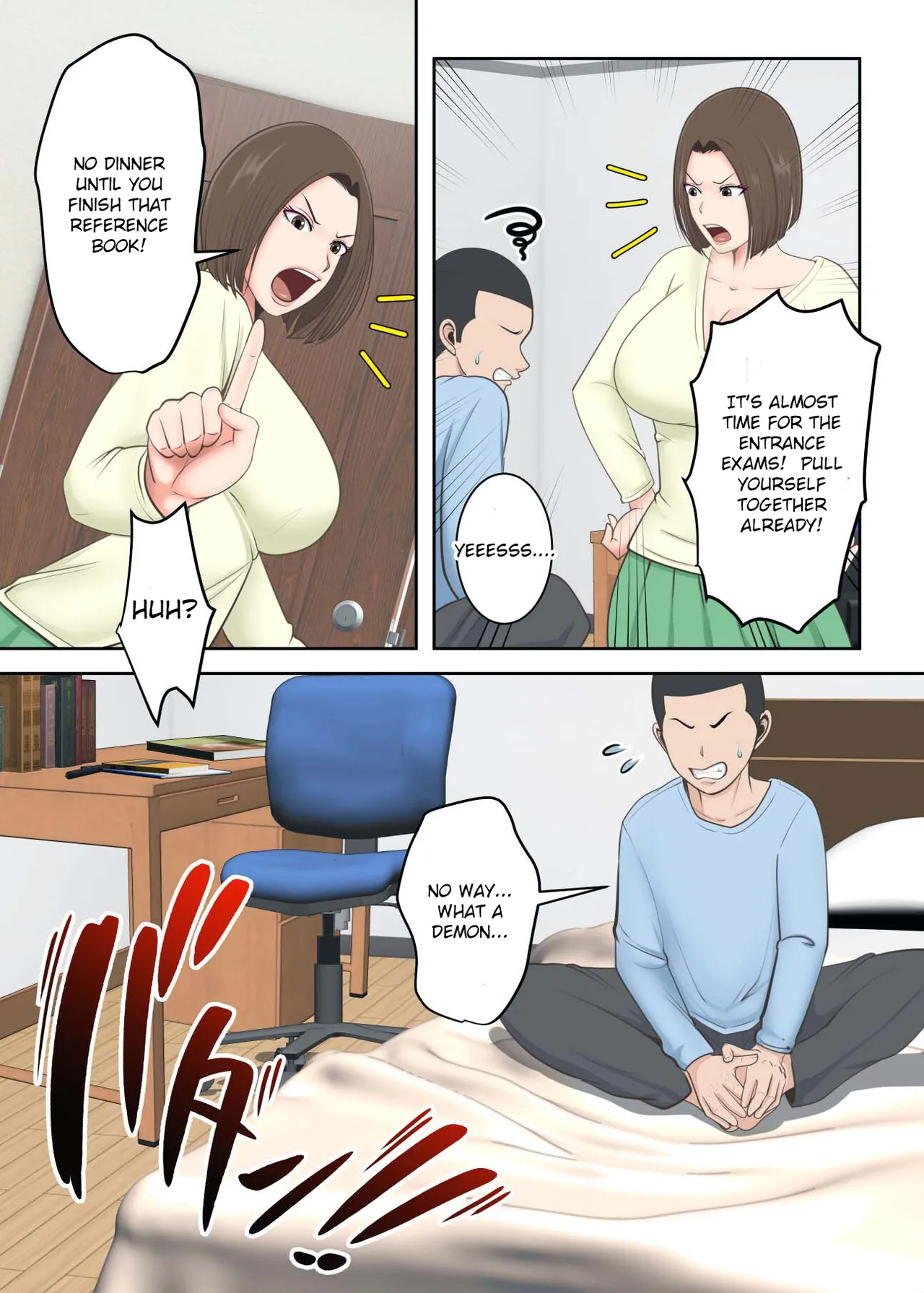 Oni no Kyouiku Mama ga Musuko to Amaama SEX Suru made page 4 full