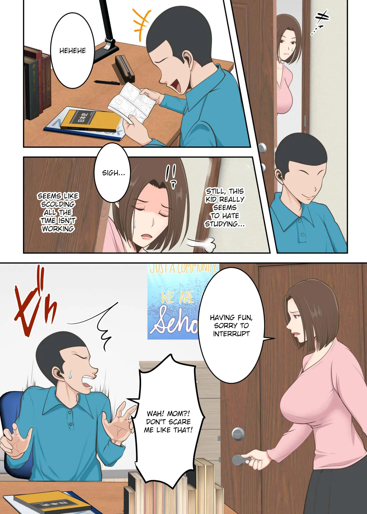 Oni no Kyouiku Mama ga Musuko to Amaama SEX Suru made page 7 full