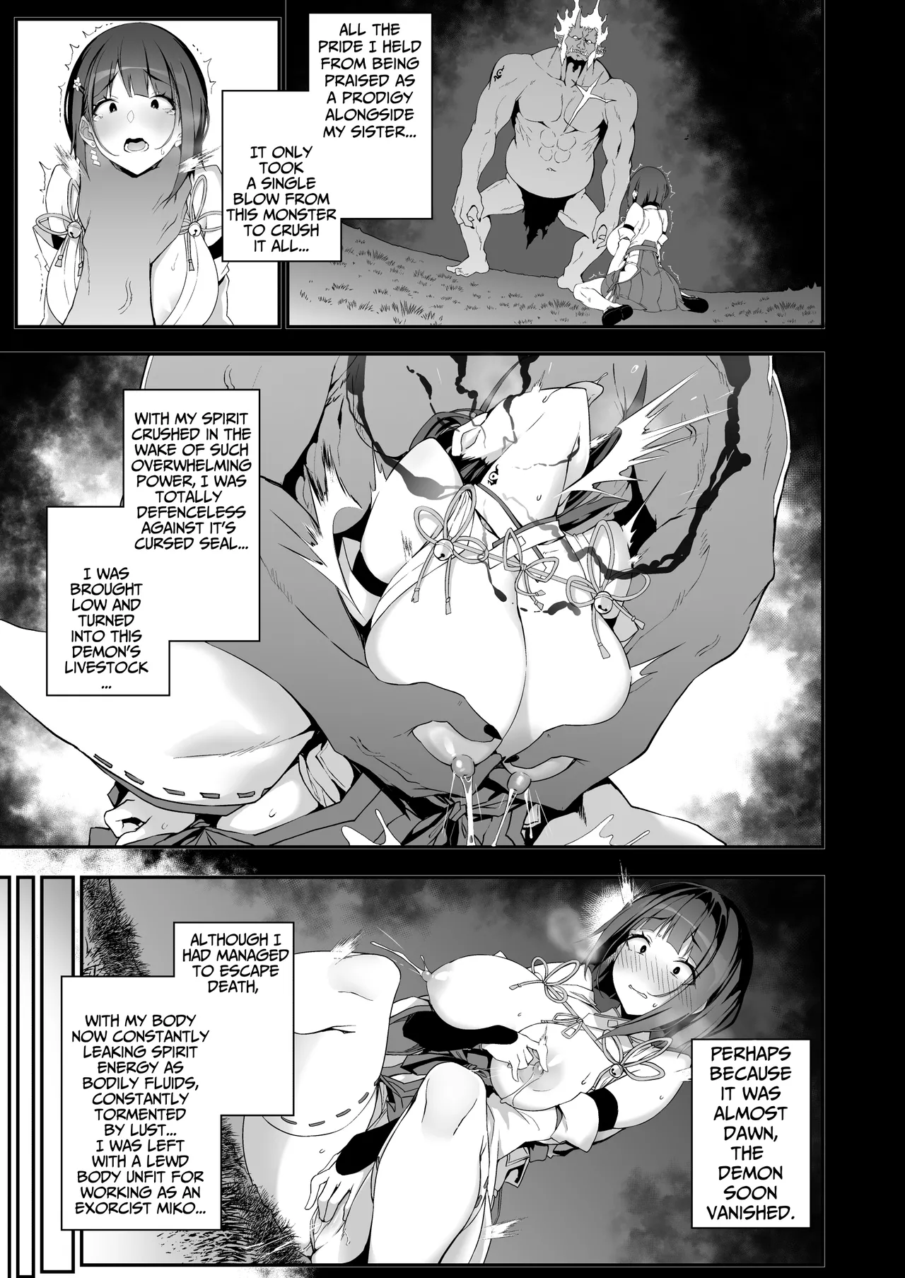 Reijoku no Ikusamiko | The Battle Shrine Maidens of Humiliating Servility page 10 full