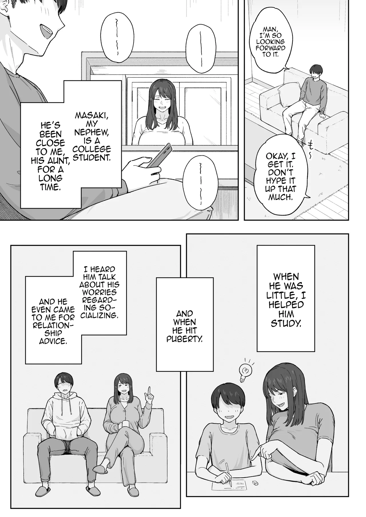 Yuuhan no Ato wa Oba-chan to... / After Dinner, My Aunt and I... page 4 full