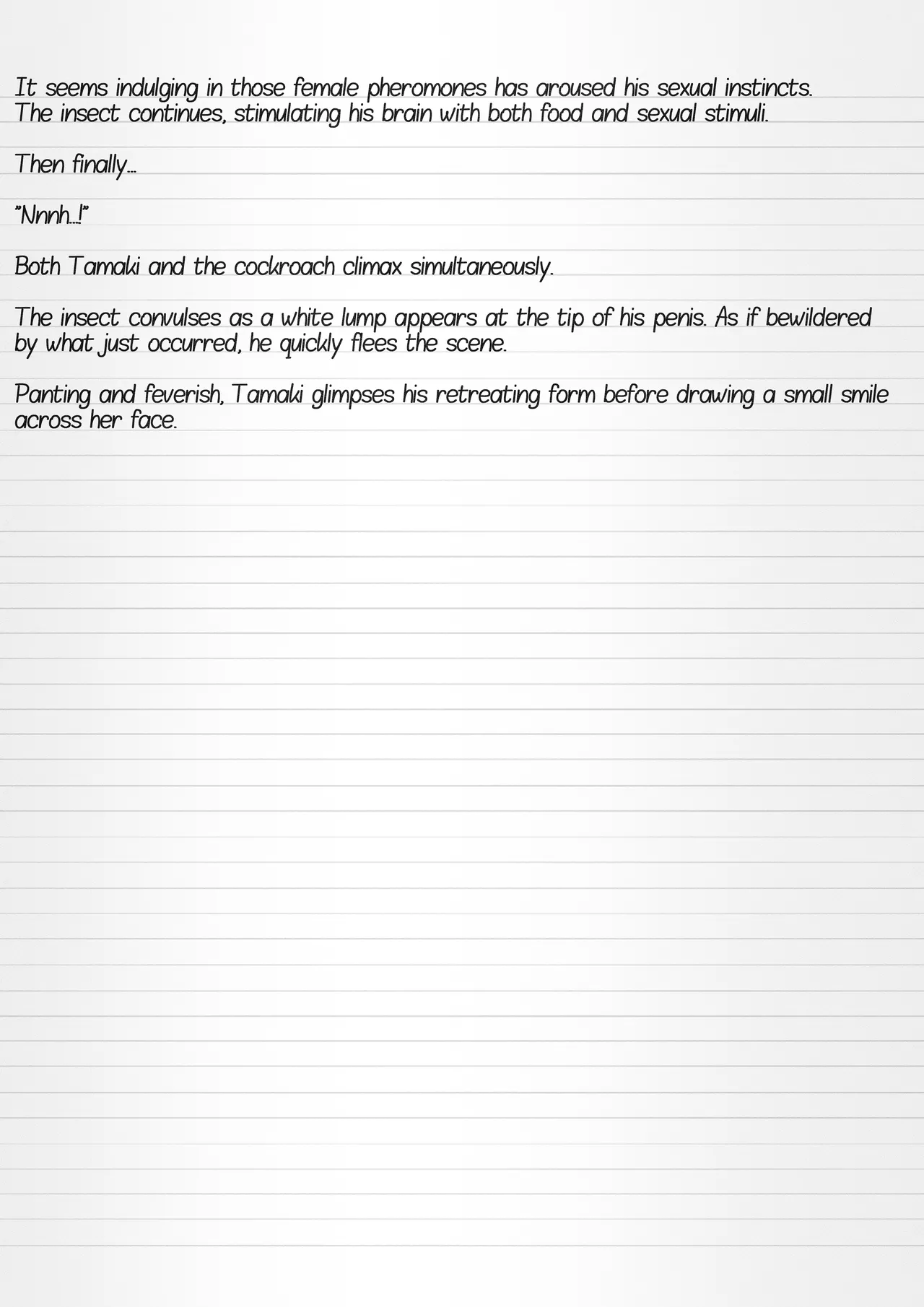 Misuke's Short Stories #32 - Tamaki & A Cockroach Swarm page 4 full