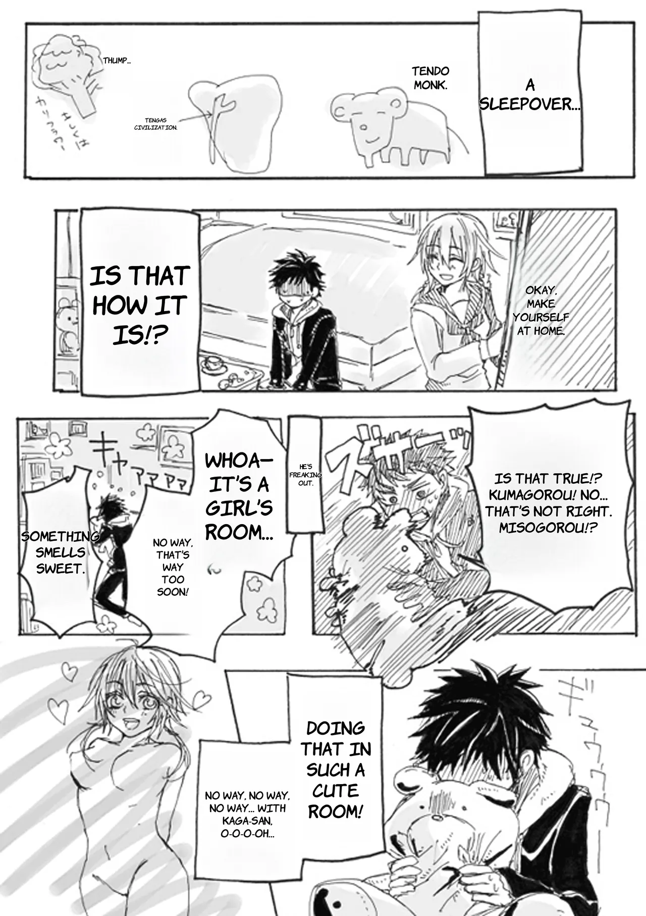 Note Man x Futanari - English page 3 full