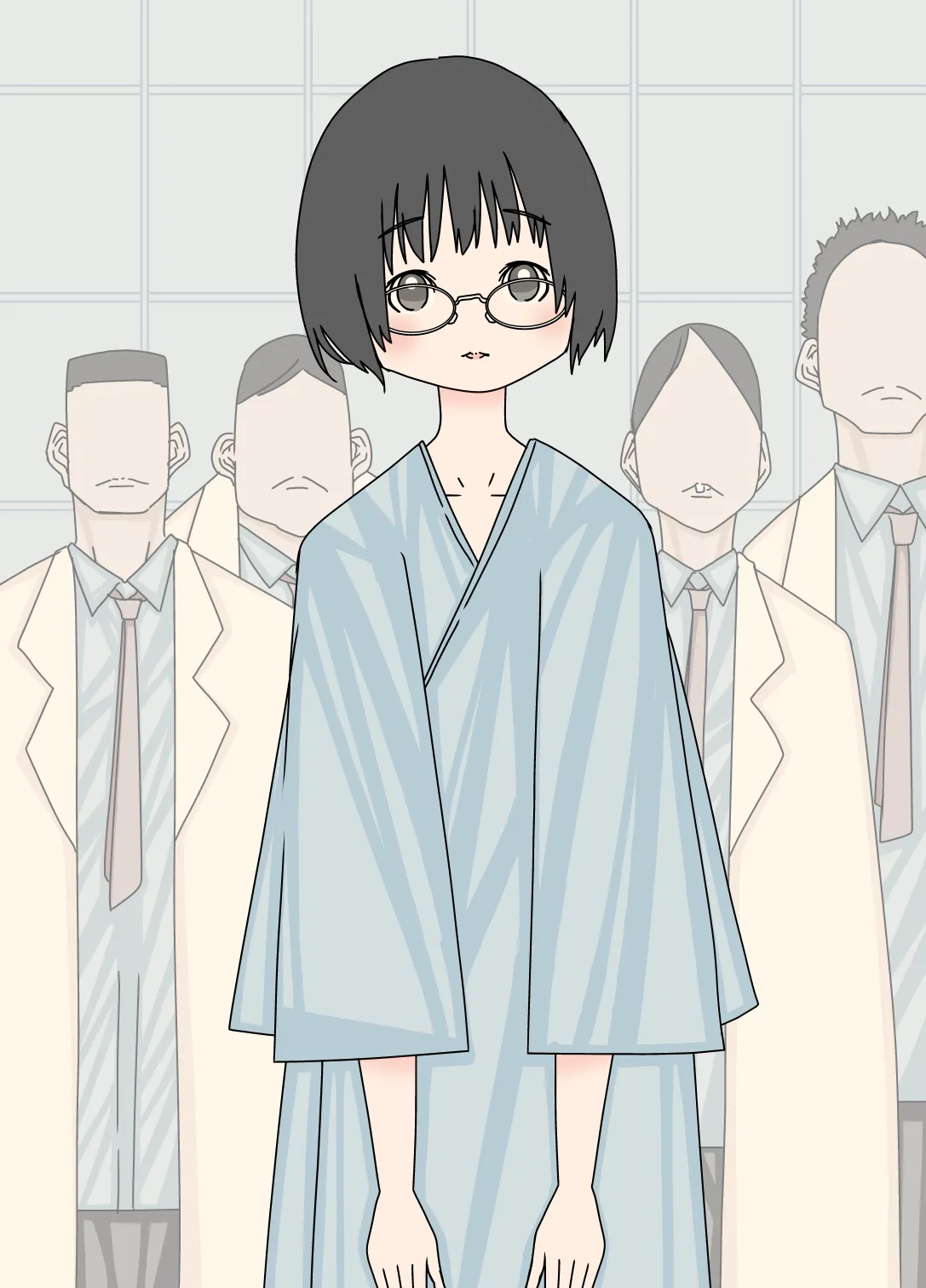 Kenkyuu no Tame ni Kyousei Teki ni Hadaka ni Sarete Kanchou Sareta Shoujo page 2 full