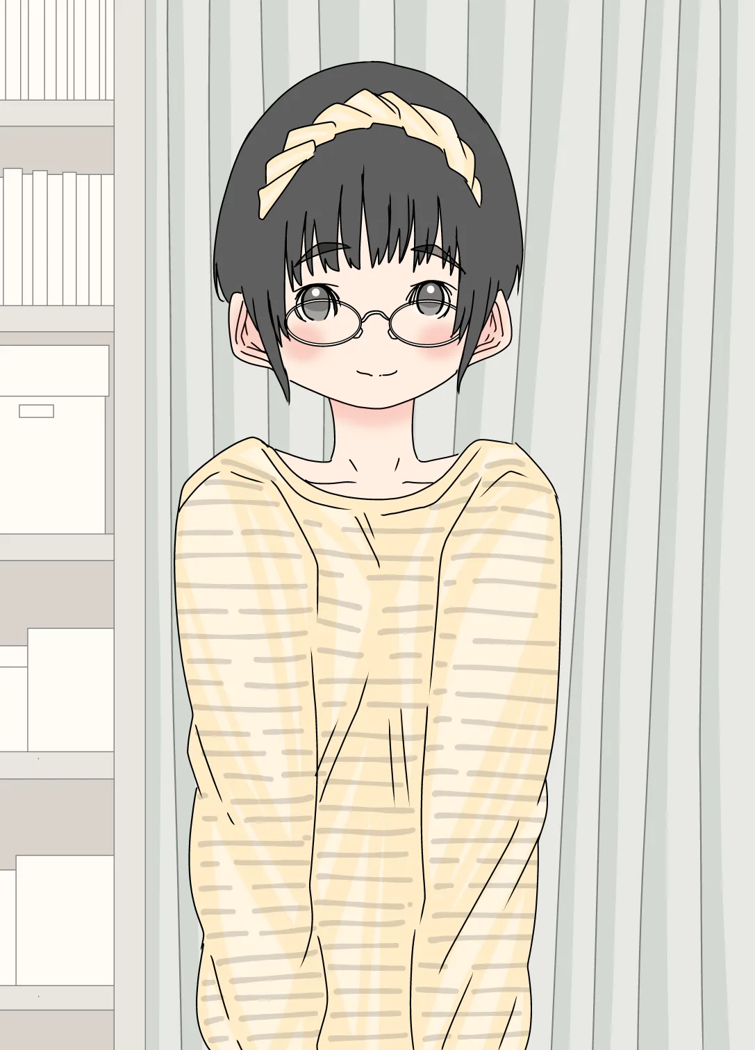 Kanojo ni Onegai Shite Zenra ni Nattemoratte Kanchou Shite Gaman Saseta page 2 full