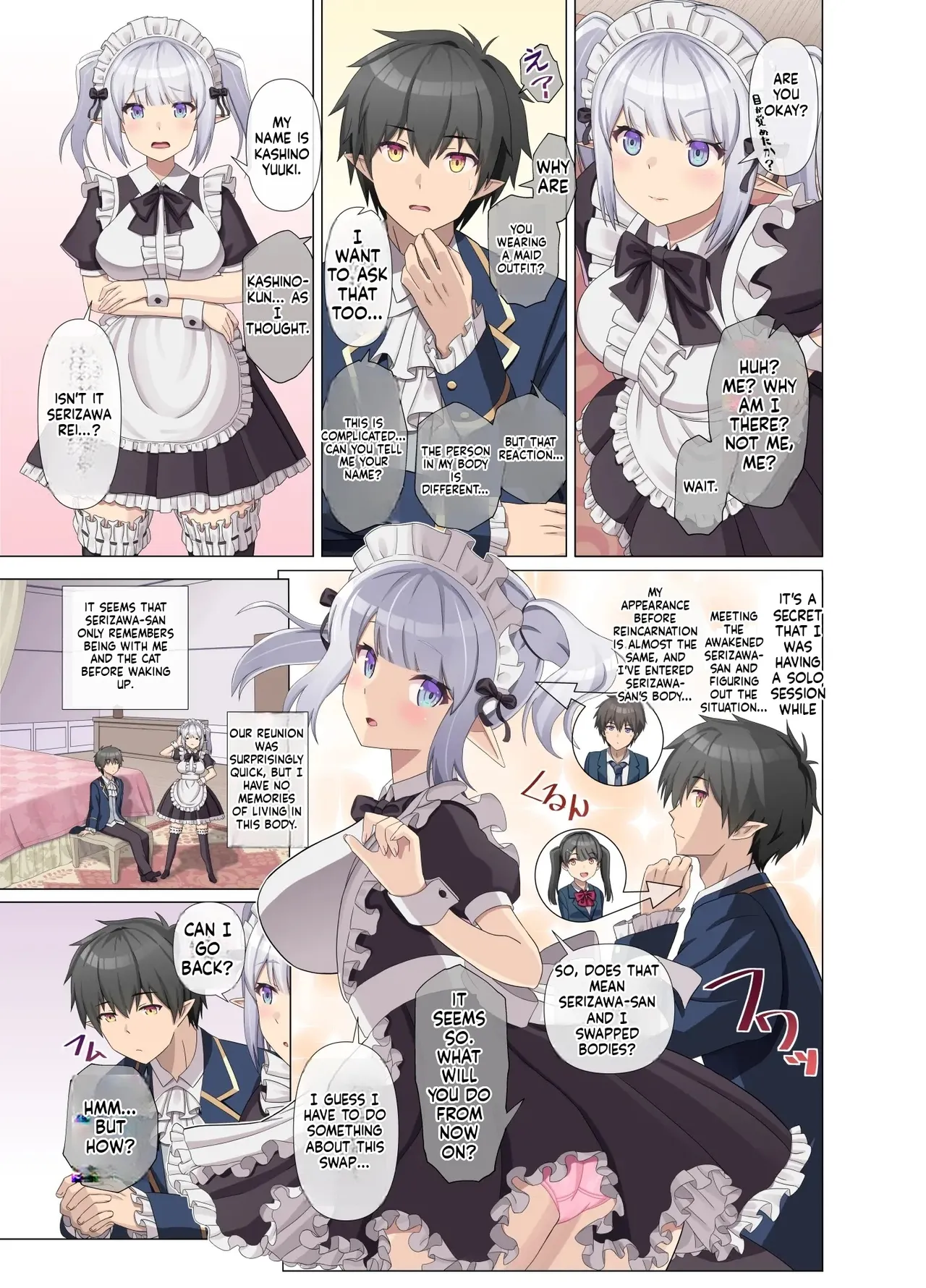 TS Tensei Shitara Akogare no Onnanoko datta "Maid na Boku wa Mechakucha ni Saretai" page 10 full