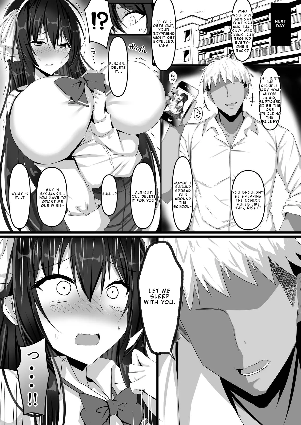 Yarichin Charao ni Yowami o Nigirarete Shimatta Fuuki Iinchou no Hanashi | How the Playboy Blackmailed the Disciplinary Committee President page 10 full