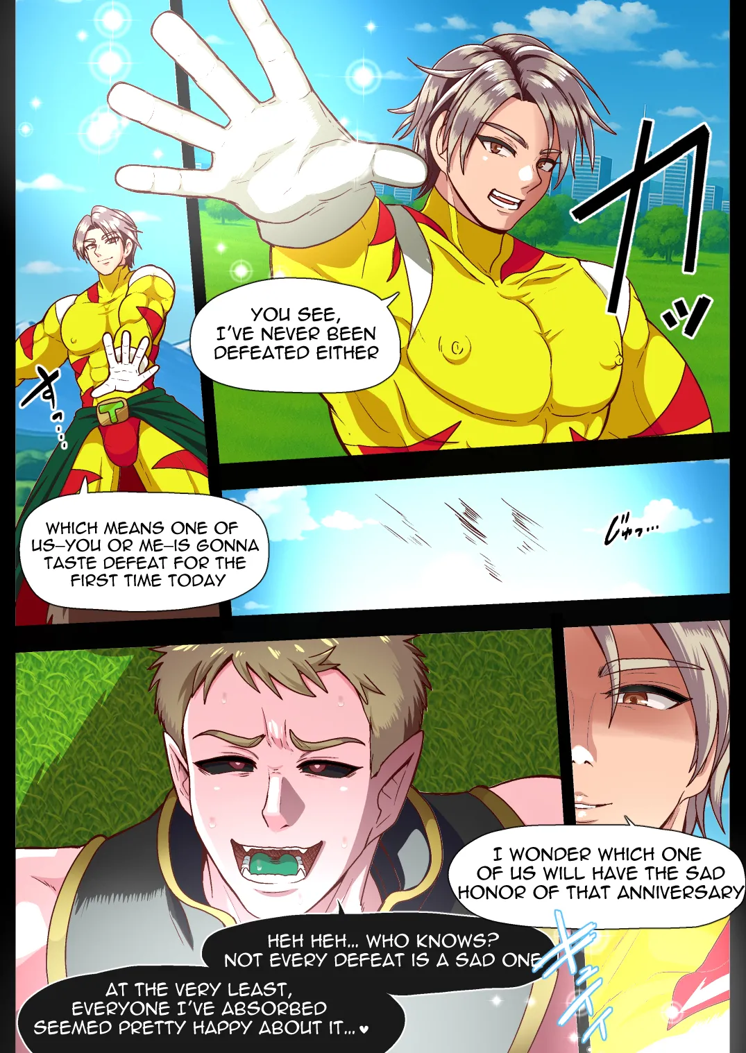 Birthday, Defeat of the Mighty page 6 full