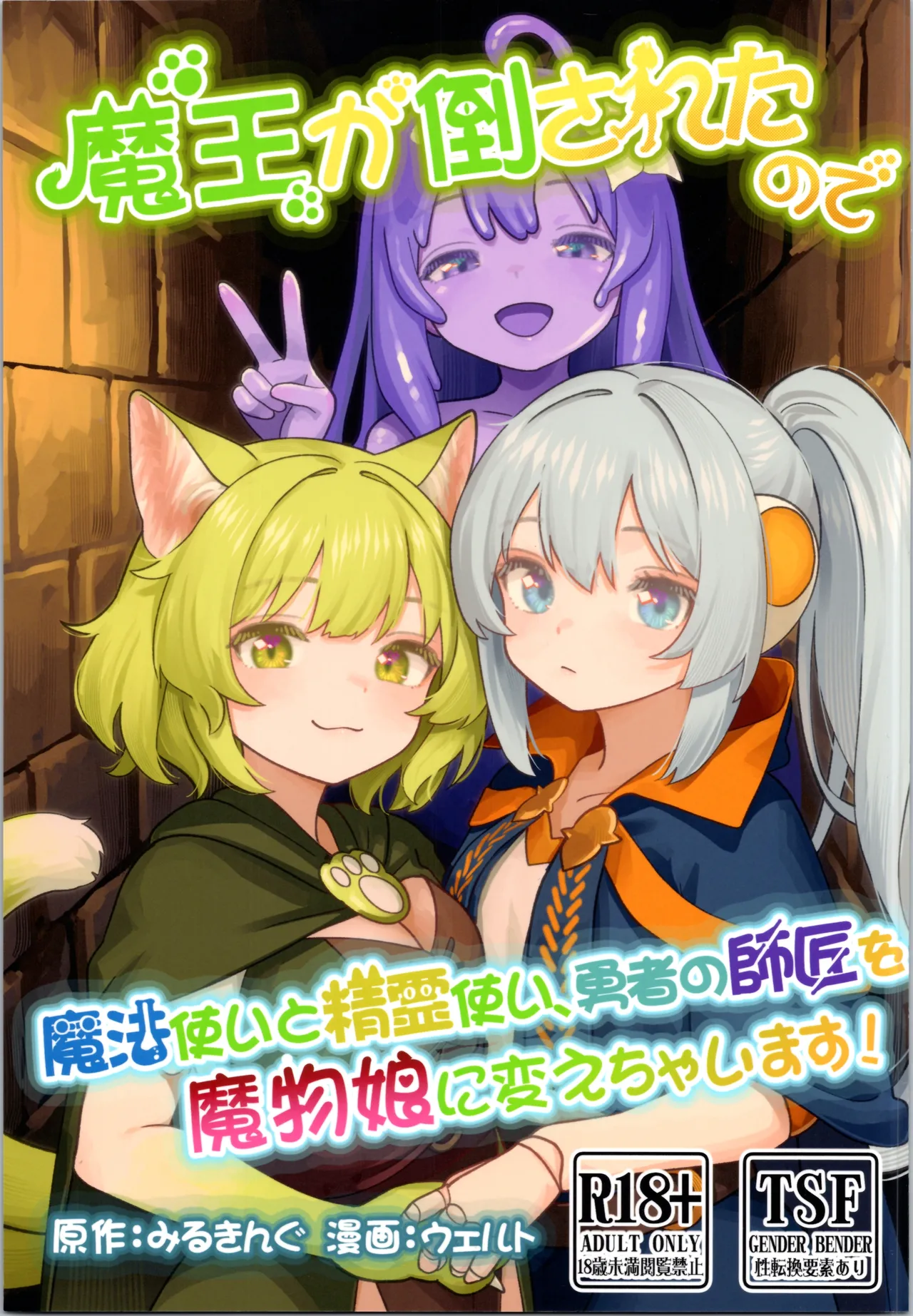 Maou ga Taosareta node Tank Kyoudai to Kenshi o Mamono Musume ni Kaechaimasu! page 1 full