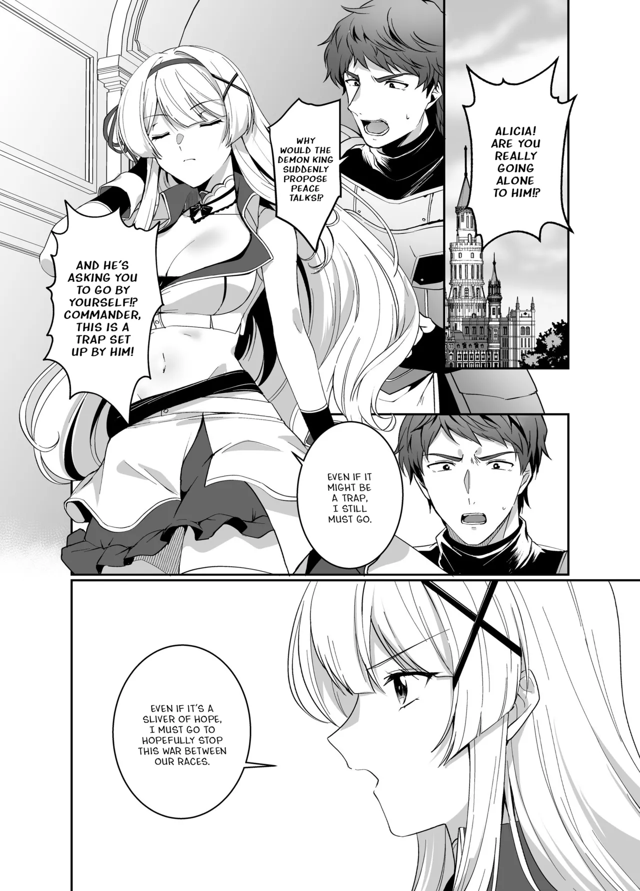 Hyouten no Kishi Alicia ~Seigi no Hime Kishi ga Maou no Utsuwa ni Somari Ochiru Toki kara~ page 2 full