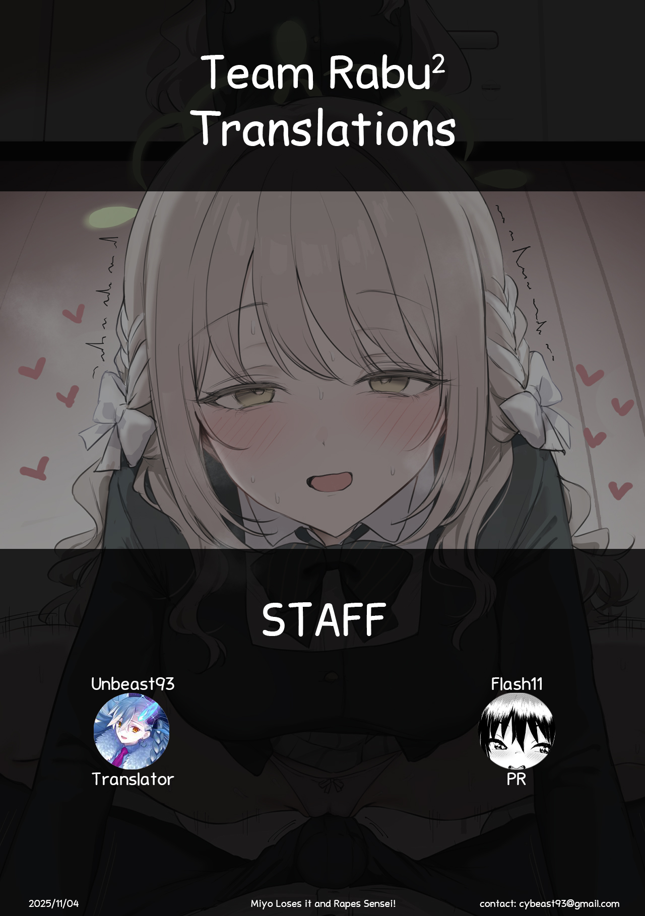 Renraku shitekurenai Sensei o Gaman no Genkai de Osocchau Miyo | Miyo Loses it and Rapes Sensei page 7 full