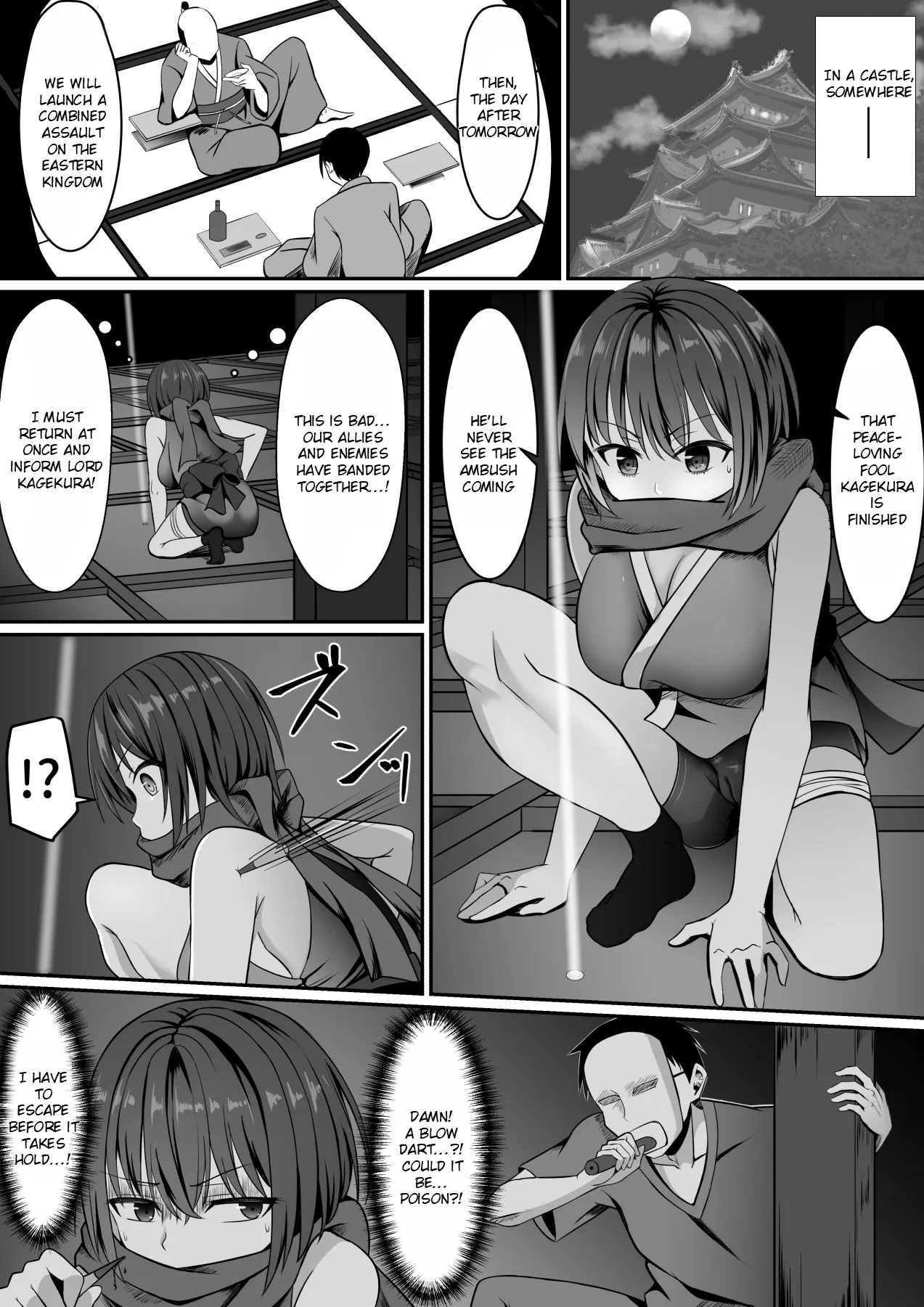 Onna Ninja, Kanraku! | Fall, Female Ninja! page 2 full