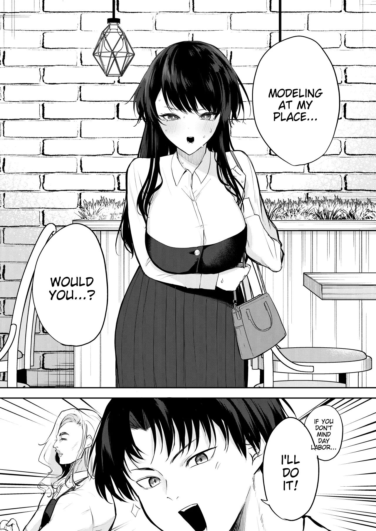 ENG- Would you like to be an erotic manga model? page 8 full