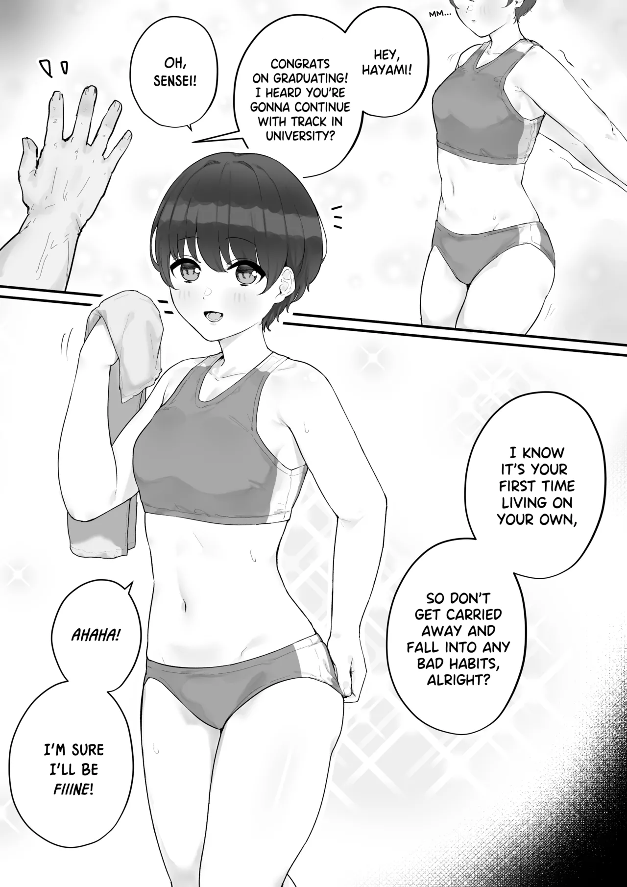 Track Team Girl page 1 full