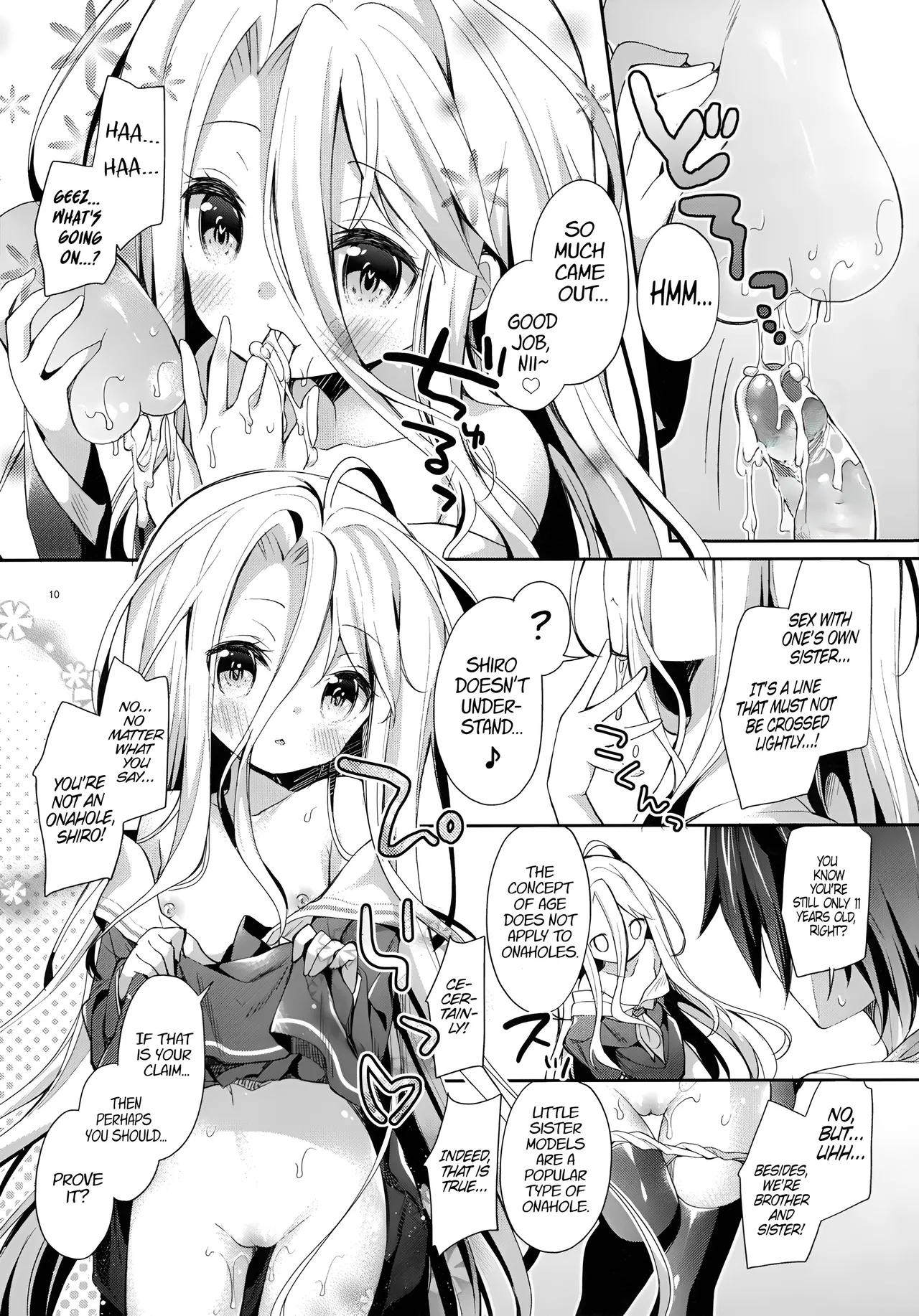 _Shiro... Kyou kara Kodomo Onaho ni, Naru_ _ Starting Today, Shiro becomes a Loli Onahole    Decensored page 9 full