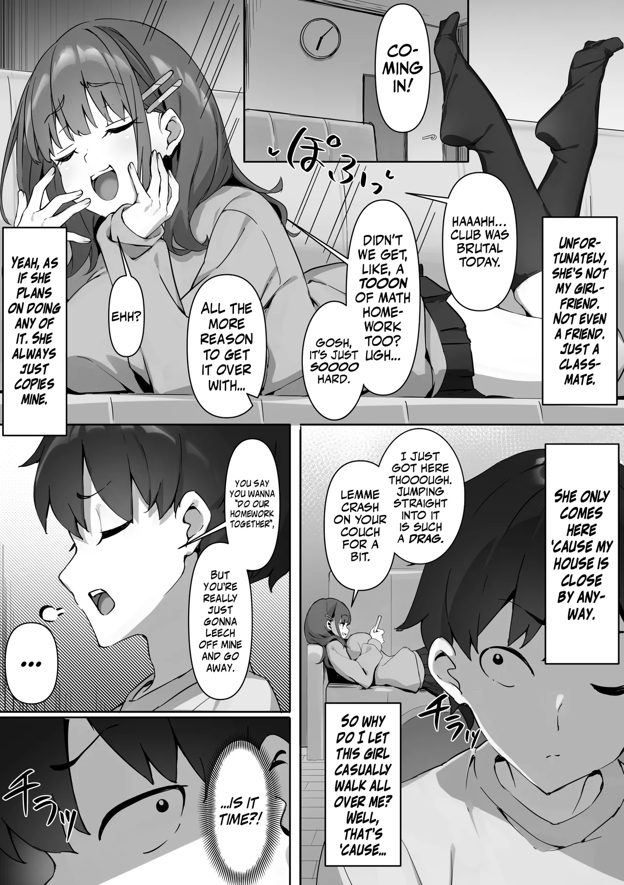 The Story of a Masochist Punished for Secretly Sniffing His Female Classmate's Feet | Kurasu no Joshi no Ashi wo Katteni Kaida Mazo ni Batsu ga Kudaru Hanashi page 2 full