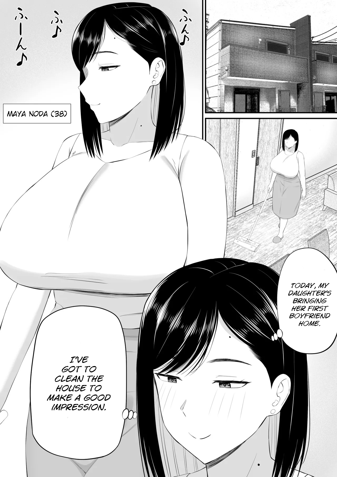 Sewayaki Kaa-san Musume no Kareshi ni Tanomarete Hitohada Nugu page 2 full