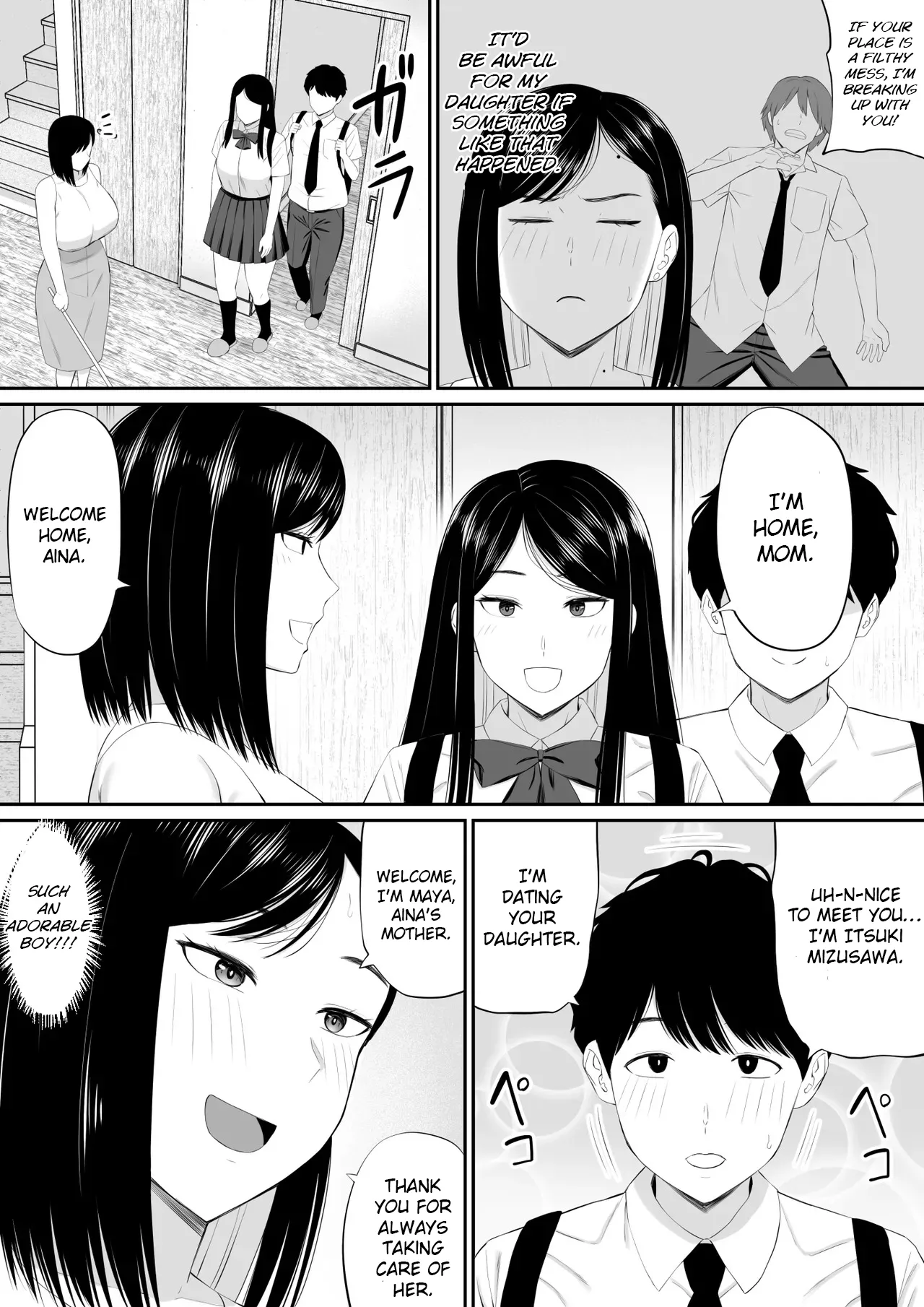 Sewayaki Kaa-san Musume no Kareshi ni Tanomarete Hitohada Nugu page 3 full