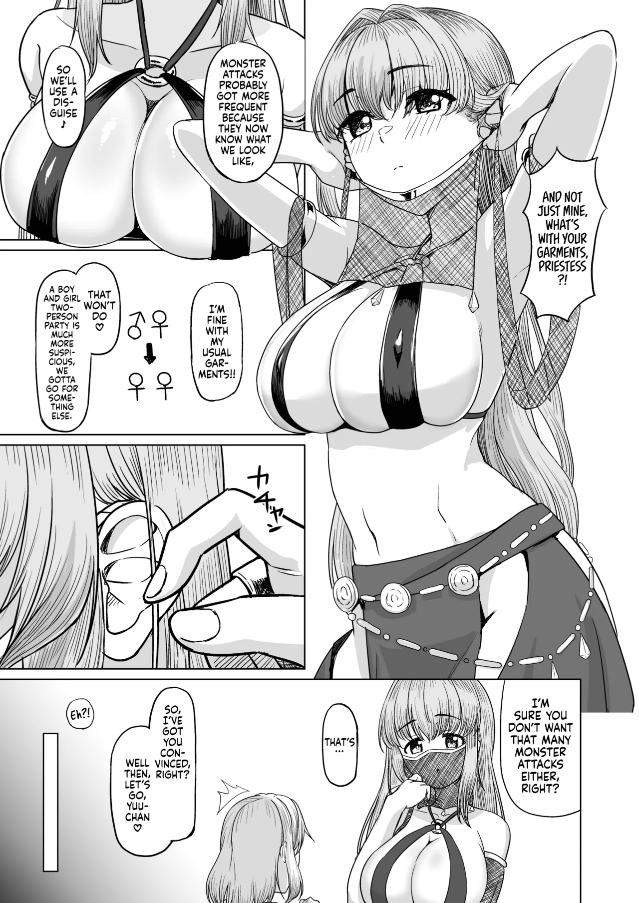 Josou Shota Yuusha to Odoriko Souryo | Crossdressing Hero and Dancer Priestess page 9 full