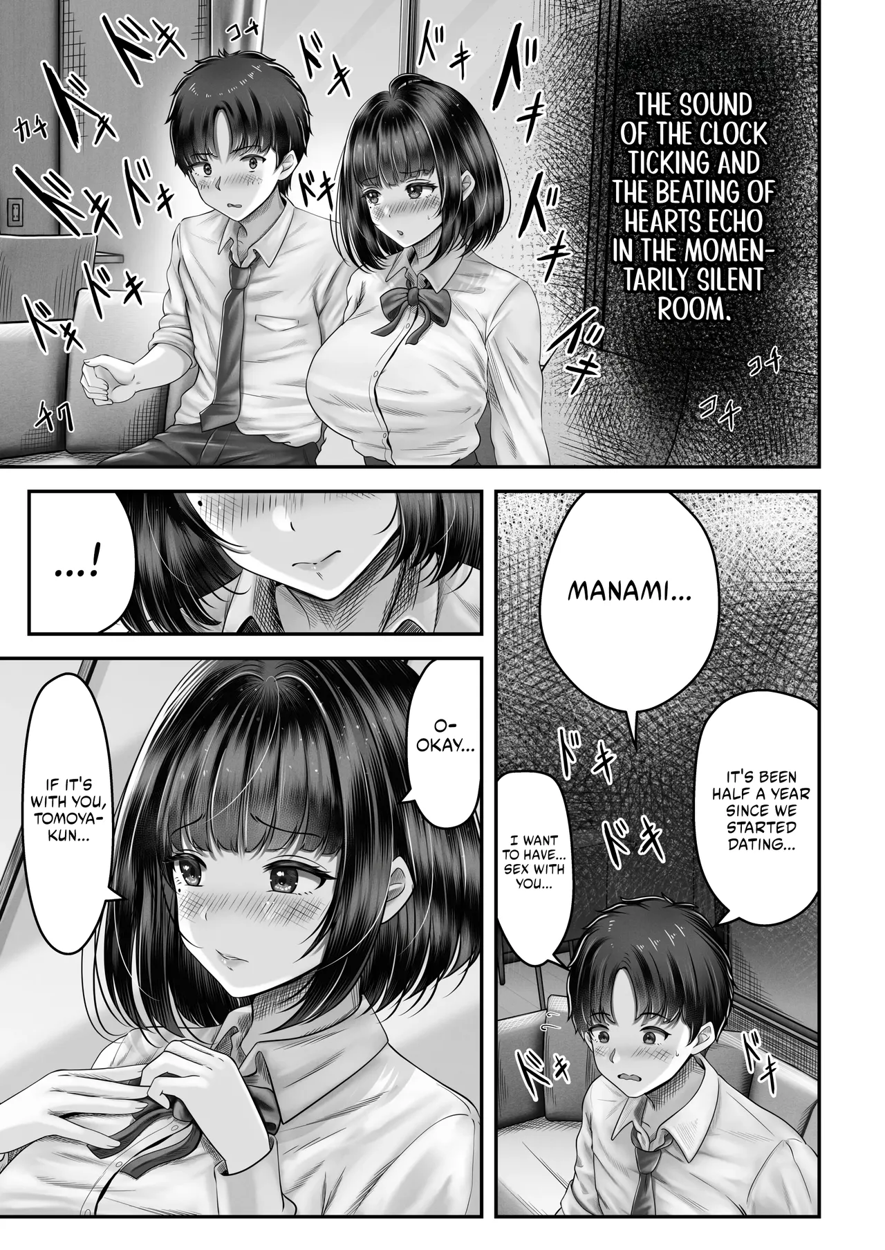 Sono toshi no hanareta kurokami shimai to omaruko suru hanashi | Having Sex With A Large Age Gap Black-Haired Sisters page 8 full