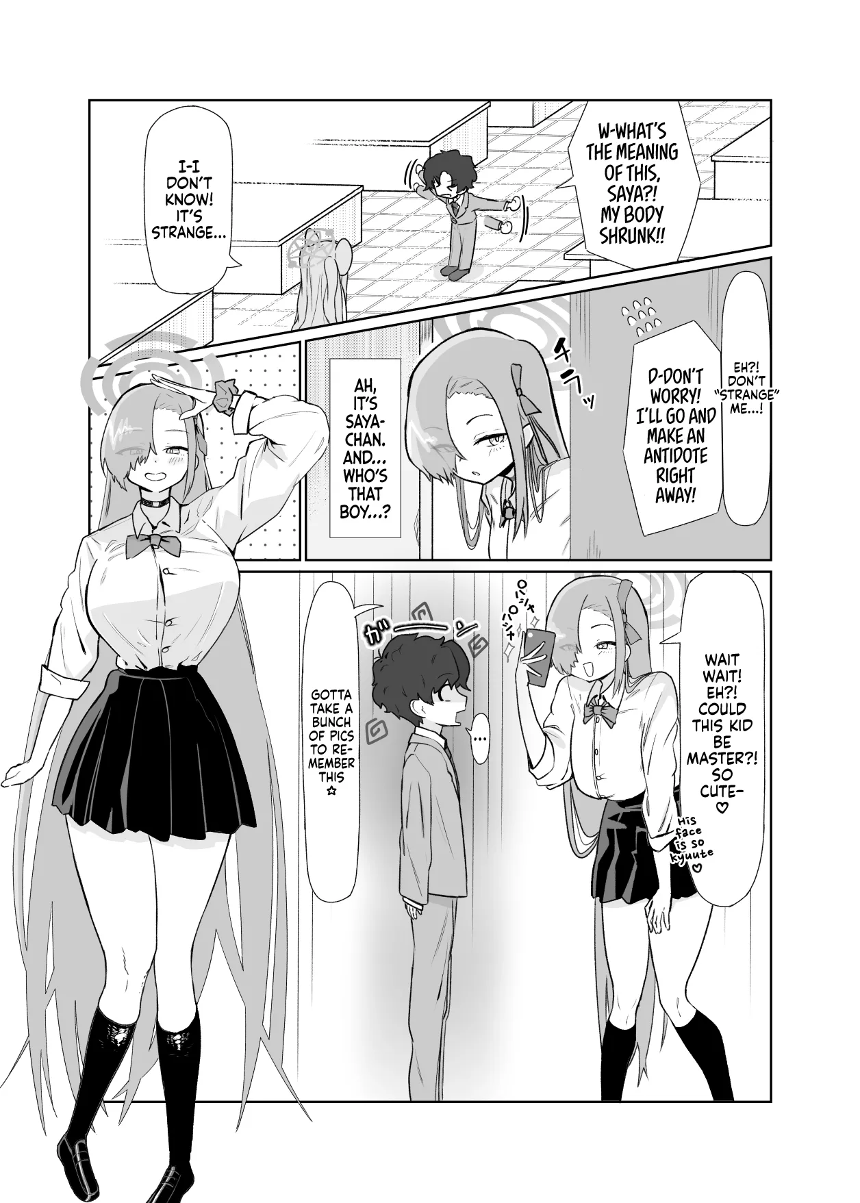 Chiccha Sensei ga Asuna ni Osowareru 1-3 | Asuna Assaults The Small Sensei 1-3 page 2 full