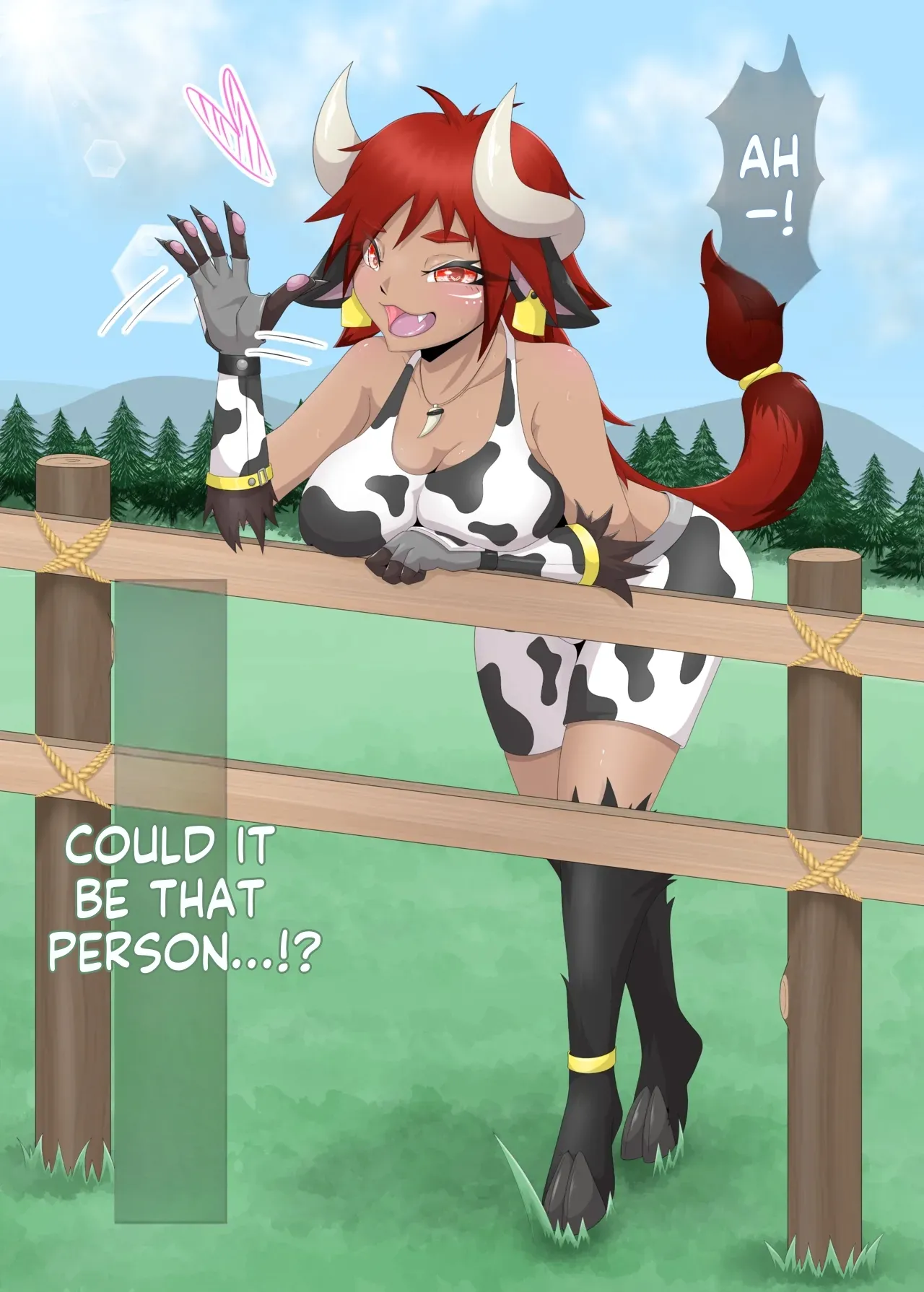 When you say cow, you mean a long tongue, right? page 4 full