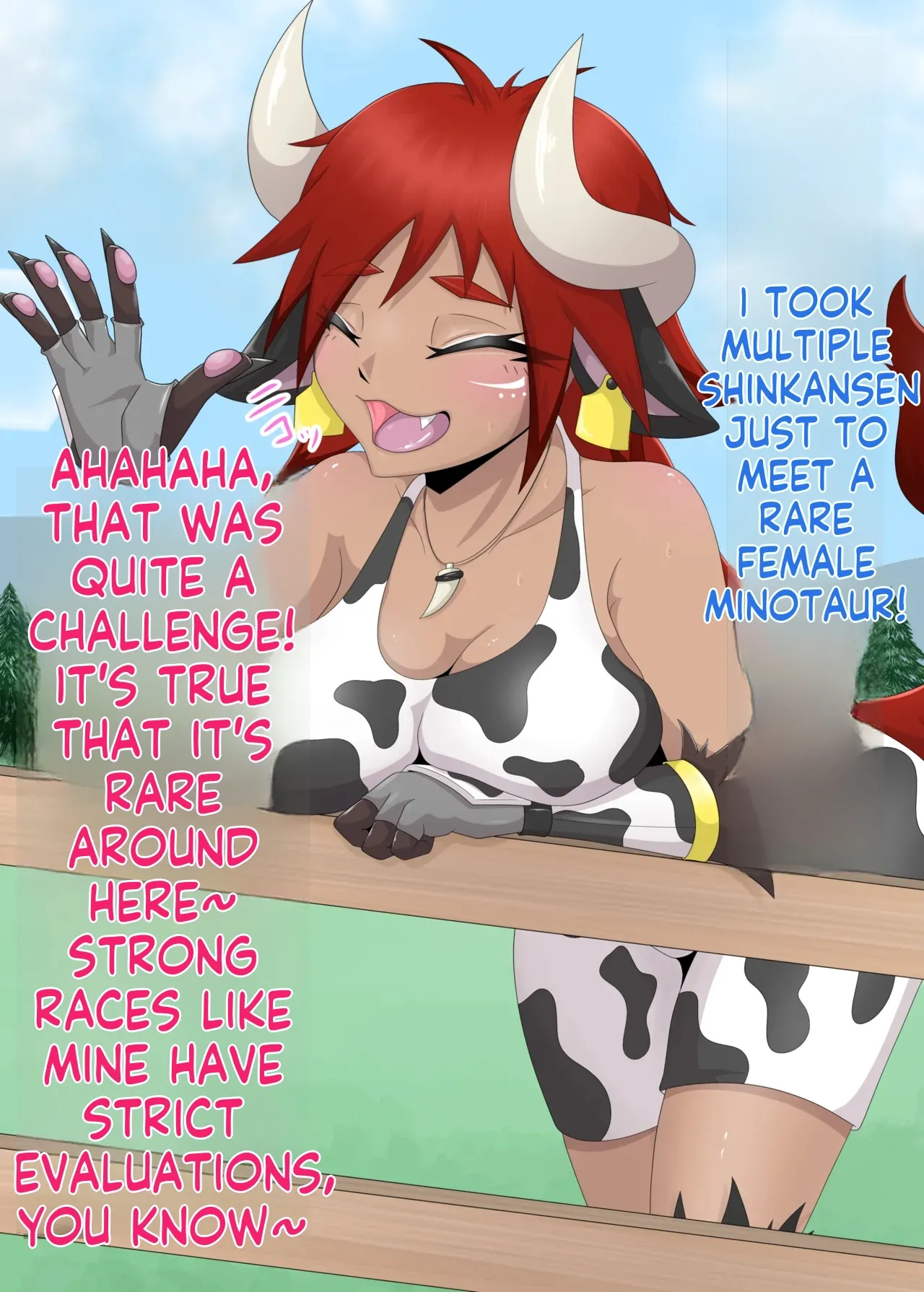 When you say cow, you mean a long tongue, right? page 6 full
