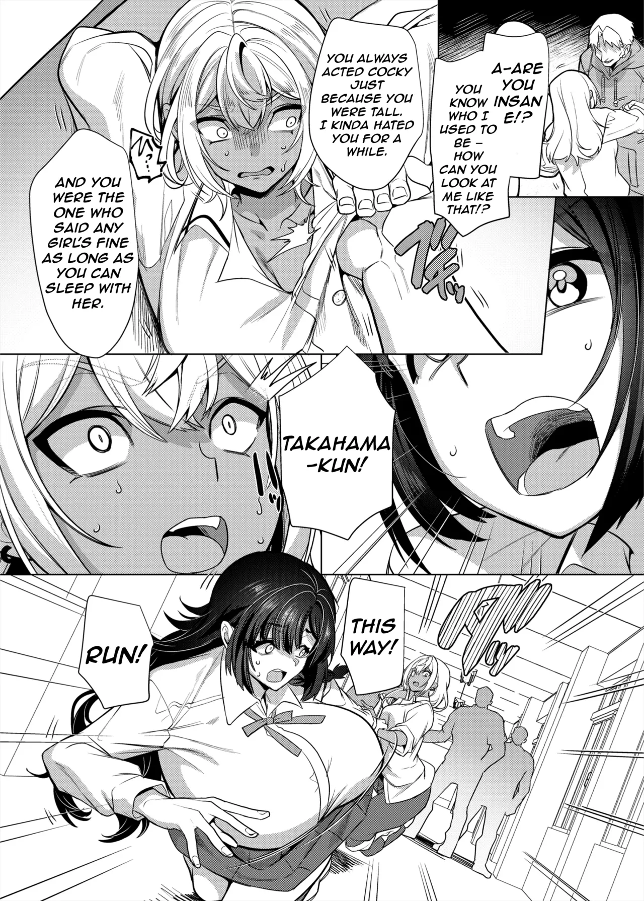 Takahama-kun  is at the Mercy of his Masochistic Girlfriend page 4 full