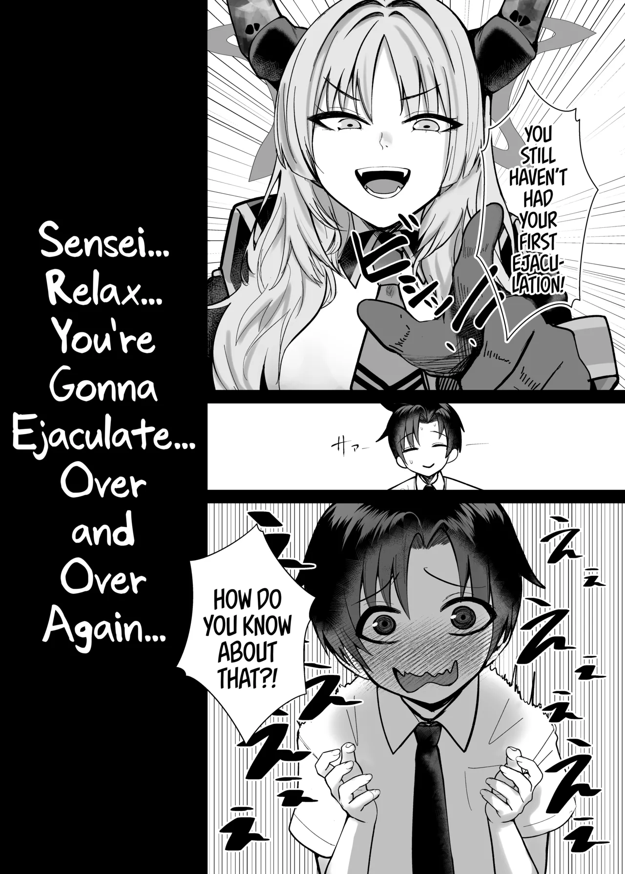 Sensei wa Dandan Seitsuu shitaku naa ~ru ♡ | Sensei... Relax... You’re Gonna Ejaculate... Over and Over Again… page 8 full