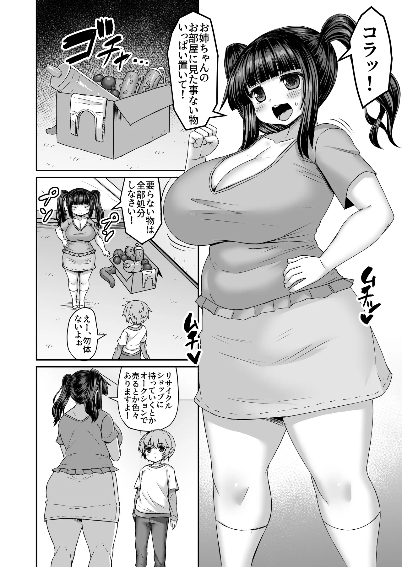 必要な物かどうか姉に突っ込んで判断する漫画 page 1 full
