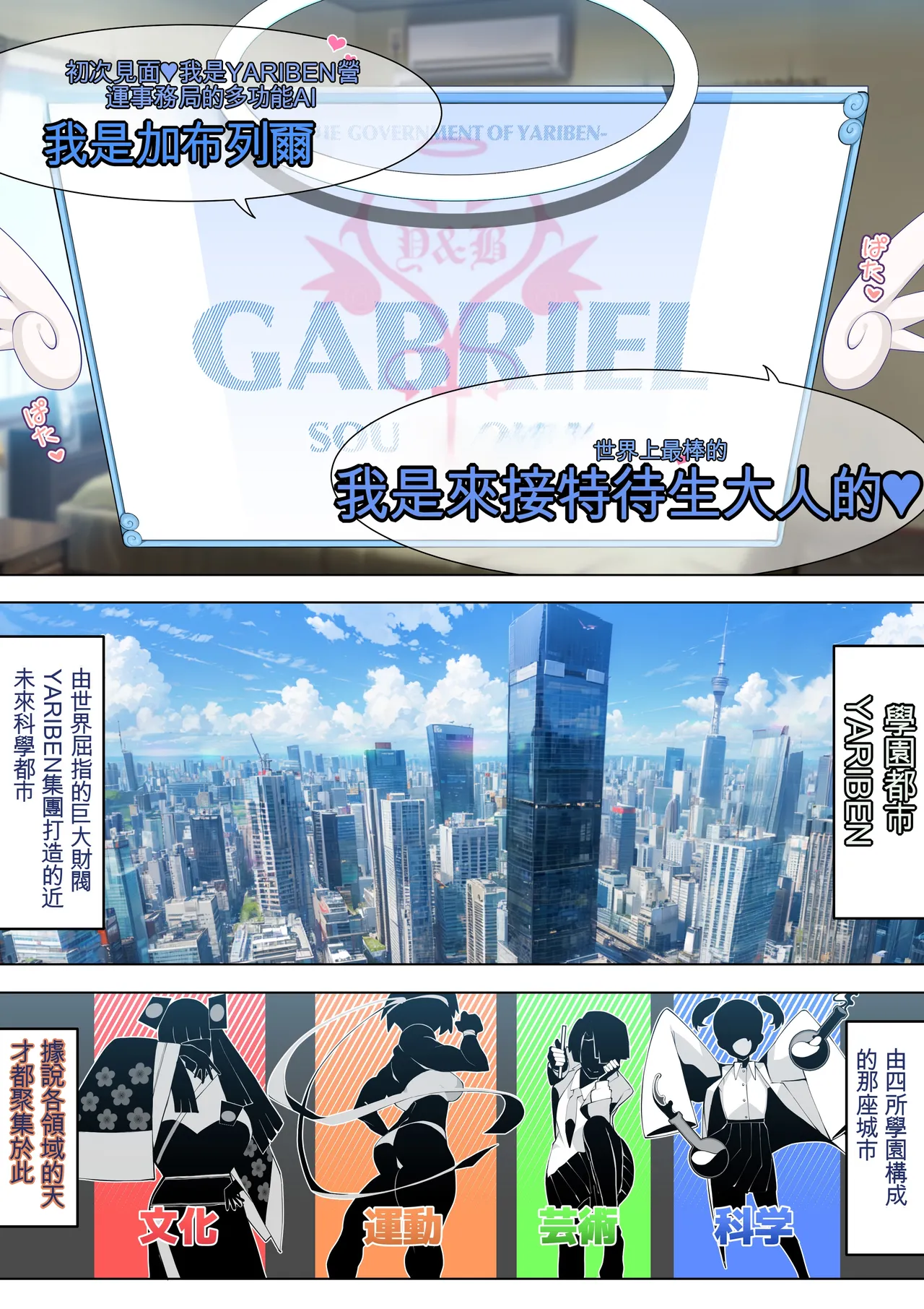 Yariben ~Tokonatsu no Shima de Tensai Bishoujo-tachi o SEX de Sukuu Hanashi~ page 3 full