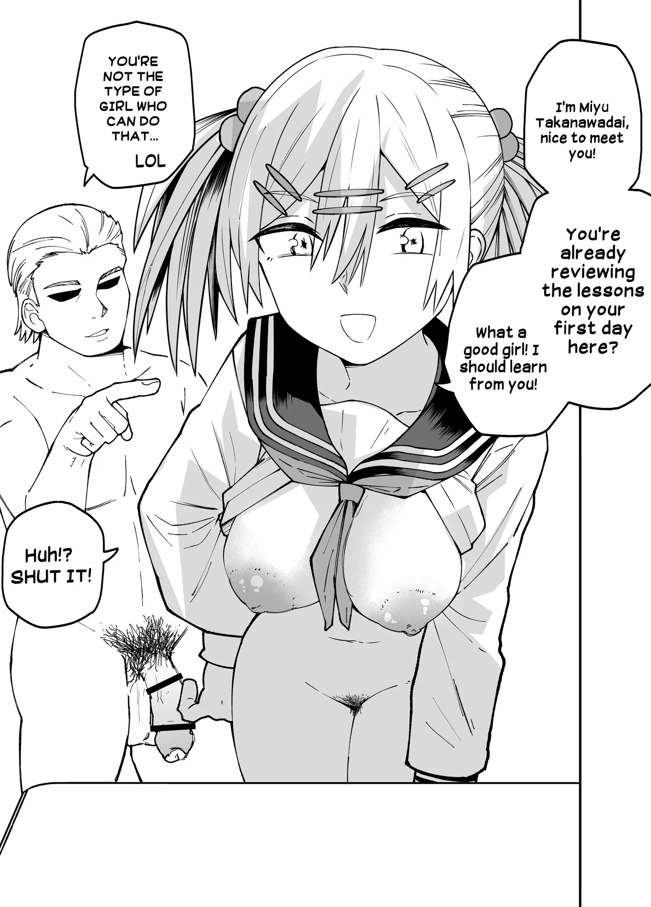 Seifuku ga jiyuu sugiru shingakkou | My New School Is Too Free When It Comes To The Uniform page 4 full